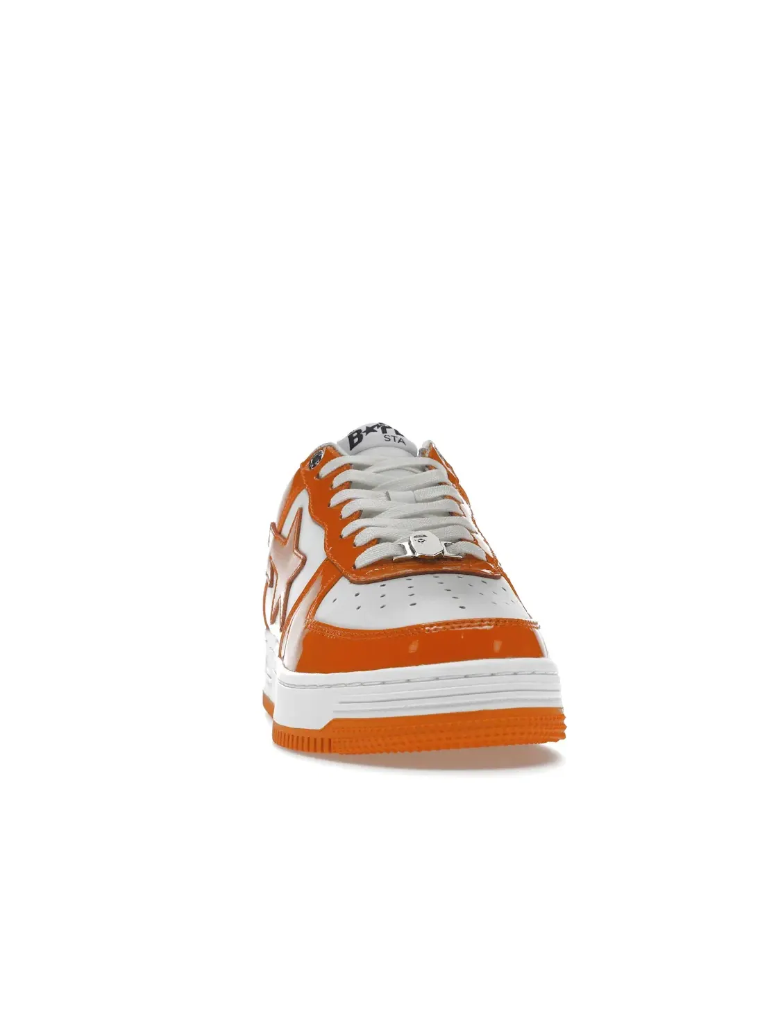 Мужские кроссовки с контрастными накладками BAPE A Bathing Ape BAPE Sta Low — изображение 2 из 4, оранжевый/белый