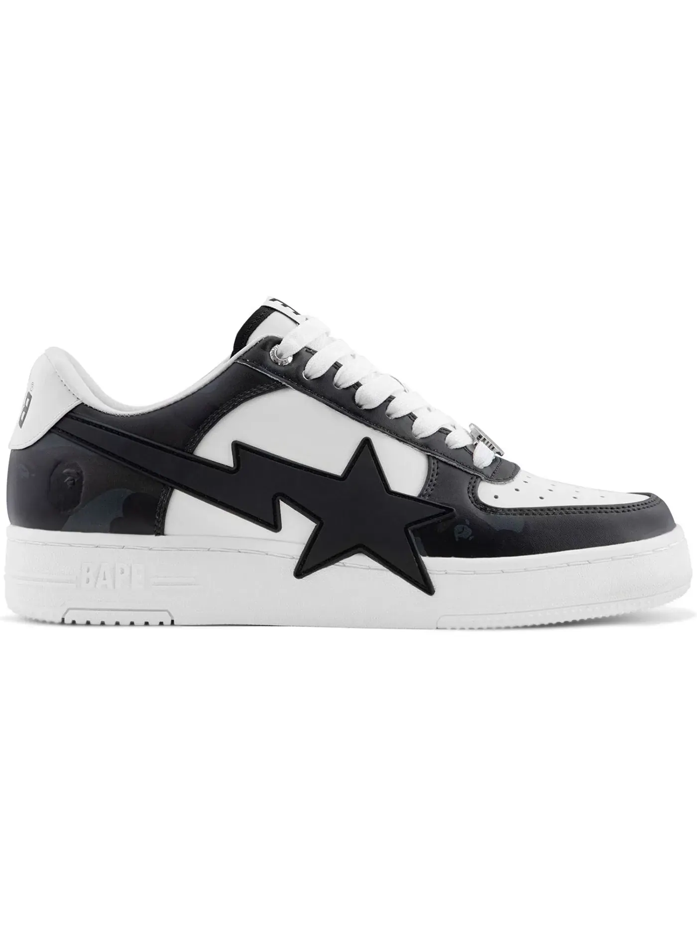 Мужские кроссовки Lifestyle A Bathing Ape BAPE Sta Low OS BAPE — изображение 1 из 1, черный/белый