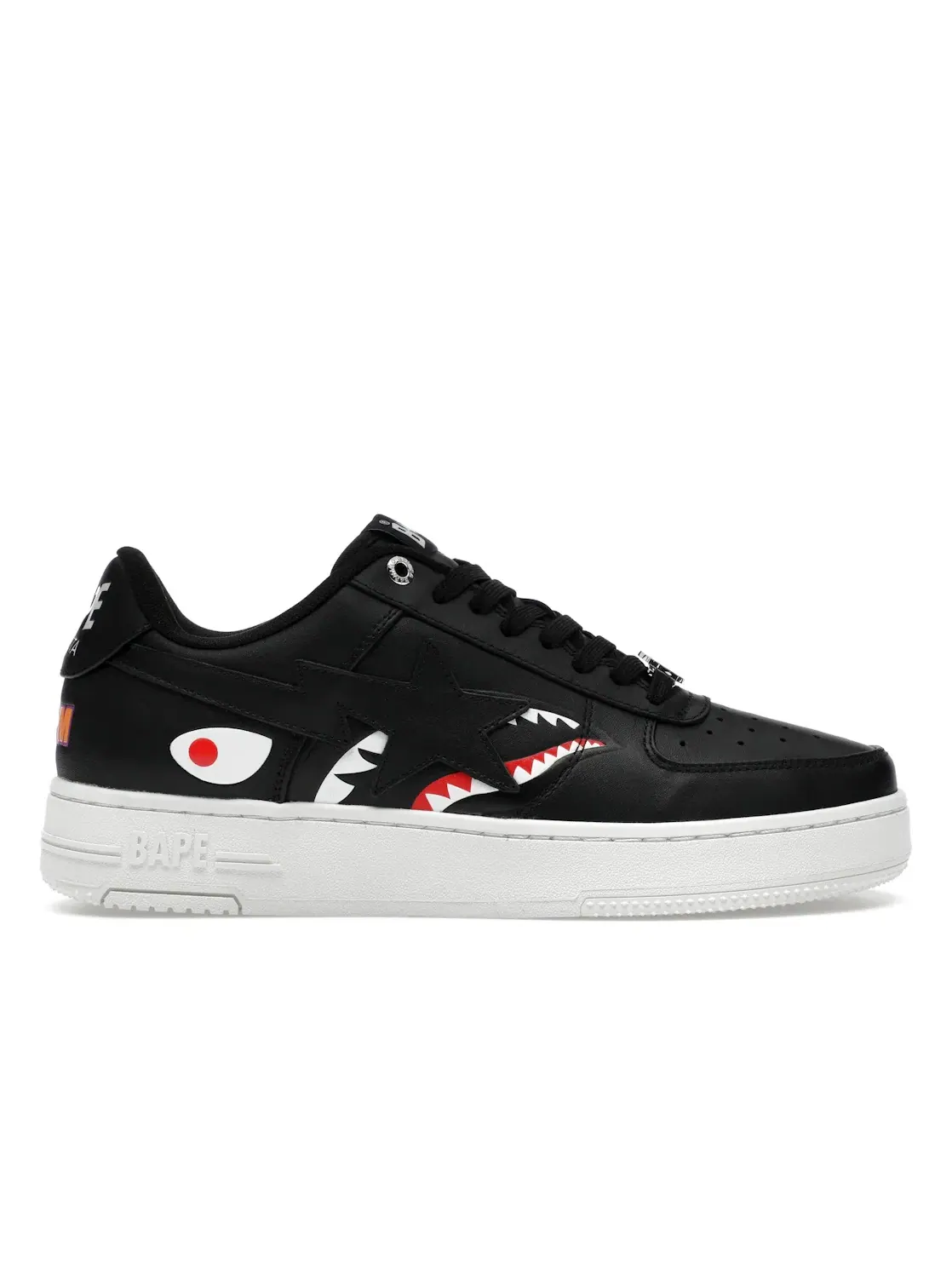 Мужские кроссовки Lifestyle с принтом A Bathing Ape BAPE Sta Low BAPE — изображение 1 из 4, черный/белый