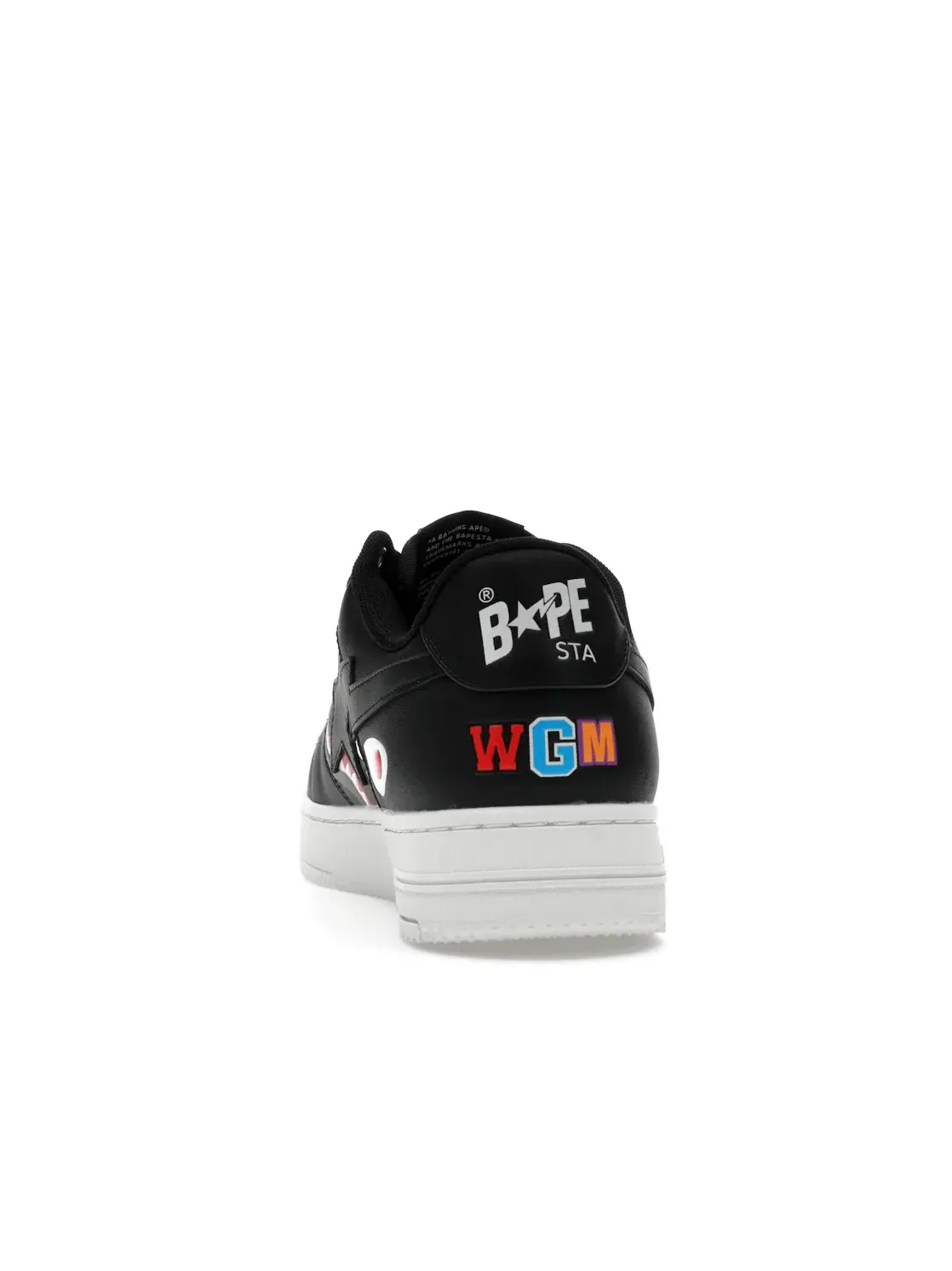 Мужские кроссовки Lifestyle с принтом A Bathing Ape BAPE Sta Low BAPE — изображение 4 из 4, черный/белый