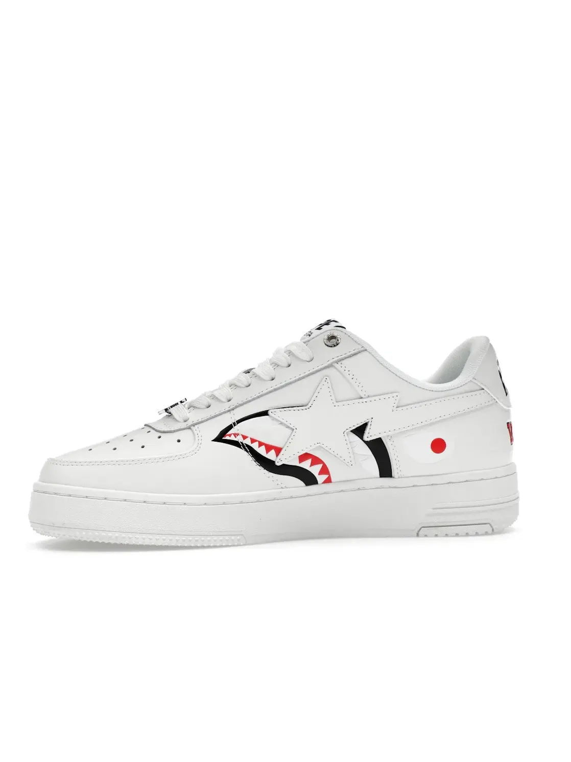 Мужские кроссовки Lifestyle с низким верхом A Bathing Ape BAPE Sta Low — изображение 3 из 4, белый/белый