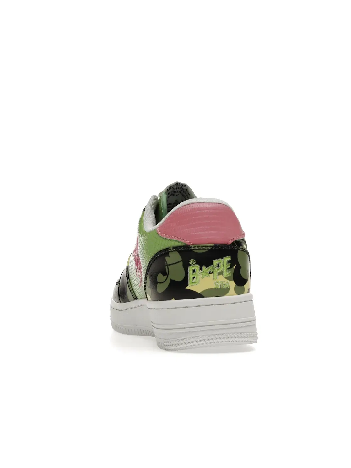 Мужские кроссовки Lifestyle A Bathing Ape BAPE Sta Low BAPE — изображение 4 из 4, зеленый/-розовый