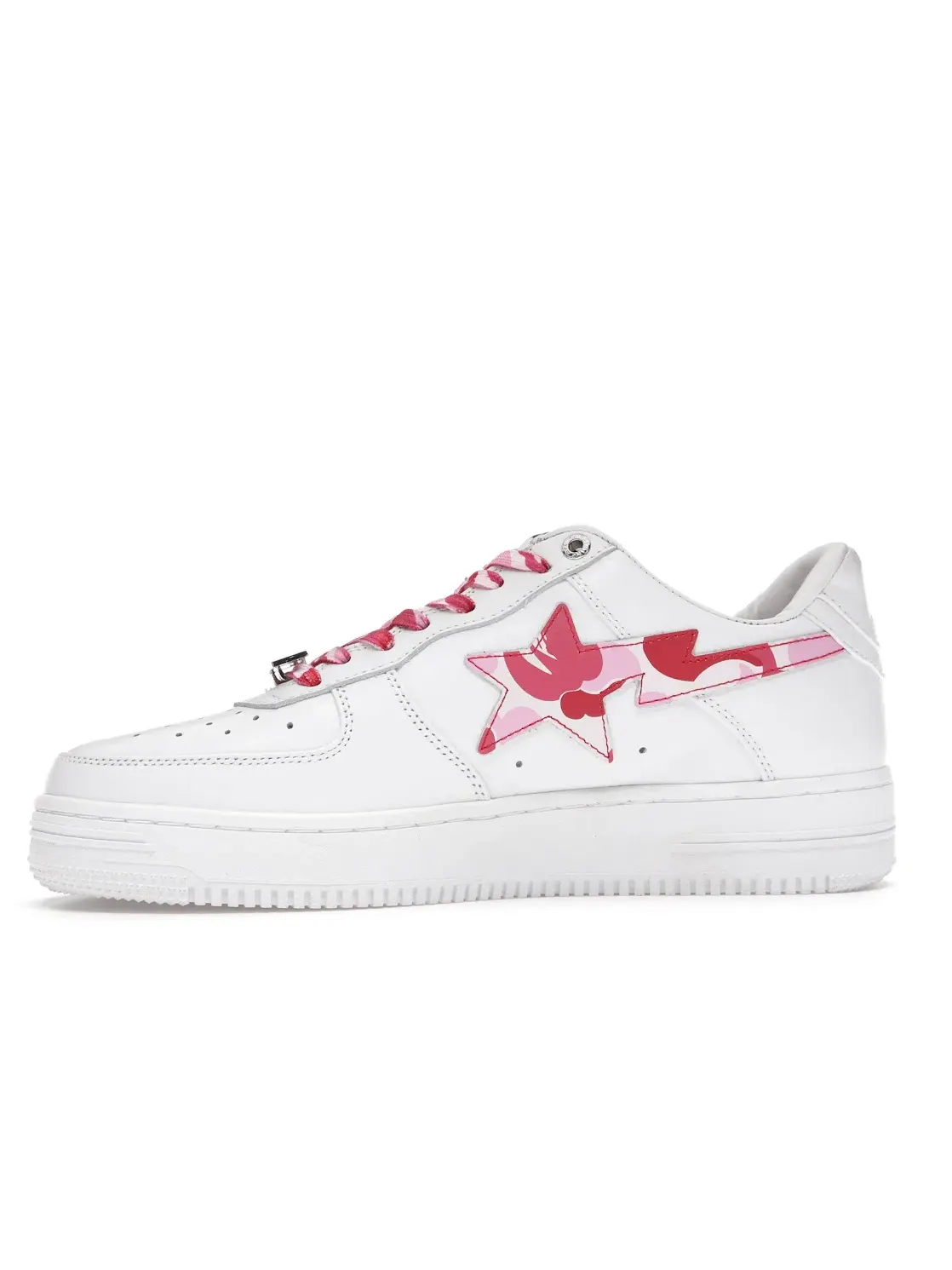 Мужские кроссовки Lifestyle A Bathing Ape BAPE Sta Low BAPE — изображение 3 из 4, белый/белый/розовый