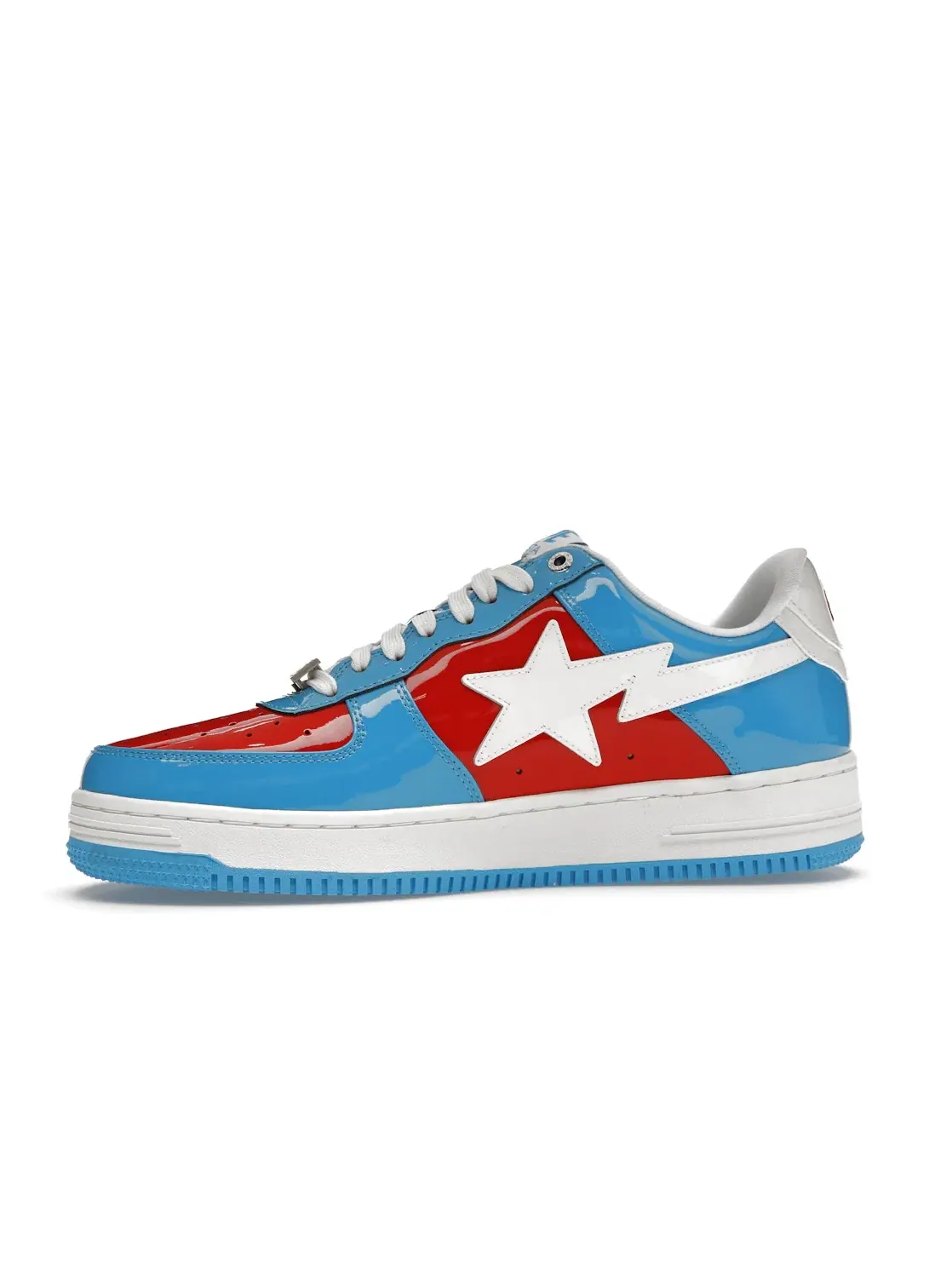 Женские кроссовки Lifestyle с принтом A Bathing Ape BAPE Sta BAPE — изображение 3 из 4, синий/красный