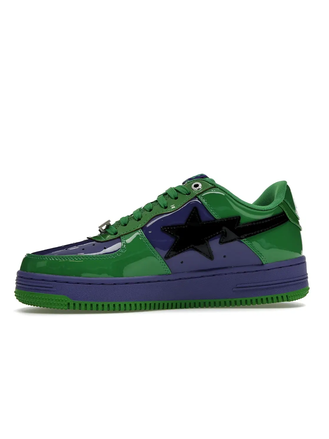 Кроссовки Lifestyle с принтом A Bathing Ape BAPE Sta BAPE — изображение 3 из 4, зеленый фиолетовый