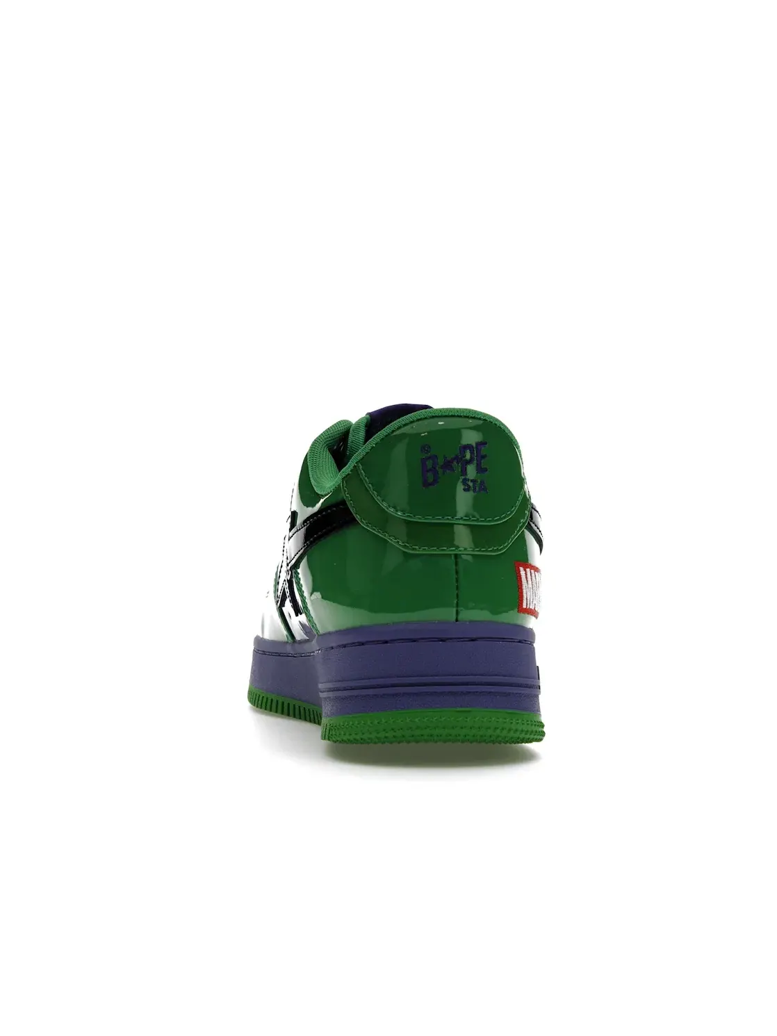 Кроссовки Lifestyle с принтом A Bathing Ape BAPE Sta BAPE — изображение 4 из 4, зеленый фиолетовый