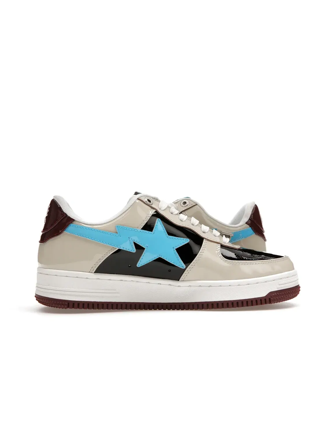 Кроссовки Lifestyle с принтом A Bathing Ape BAPE Sta BAPE — изображение 3 из 4, бежевый черный