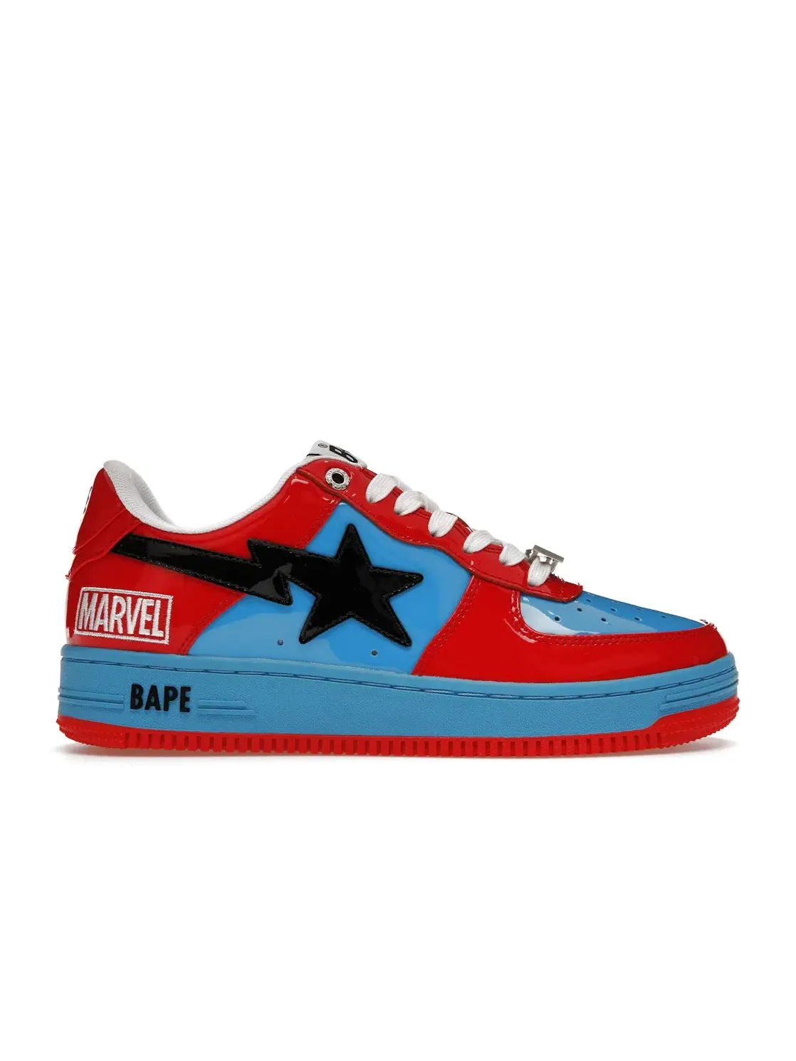 Мужские кроссовки с принтом A Bathing Ape BAPE Sta — изображение 1 из 4, красный/синий/черный