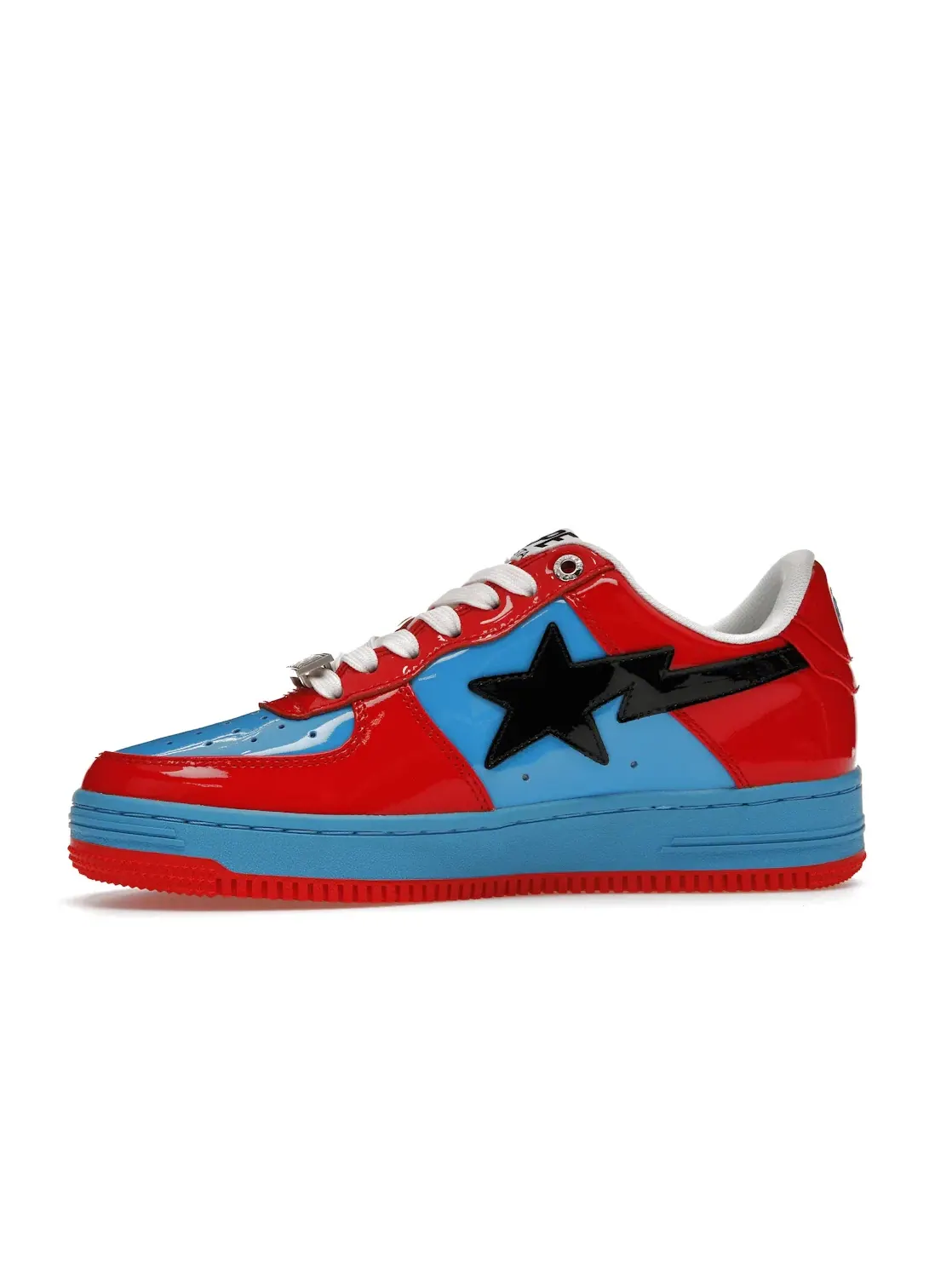 Мужские кроссовки с принтом A Bathing Ape BAPE Sta — изображение 3 из 4, красный/синий/черный