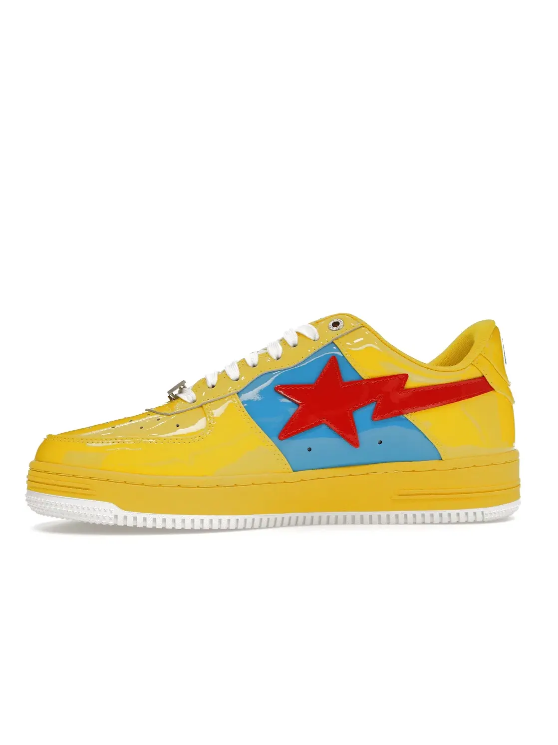 Унисекс кроссовки Lifestyle с принтом A Bathing Ape BAPE Sta BAPE — изображение 3 из 4, желтый/синий
