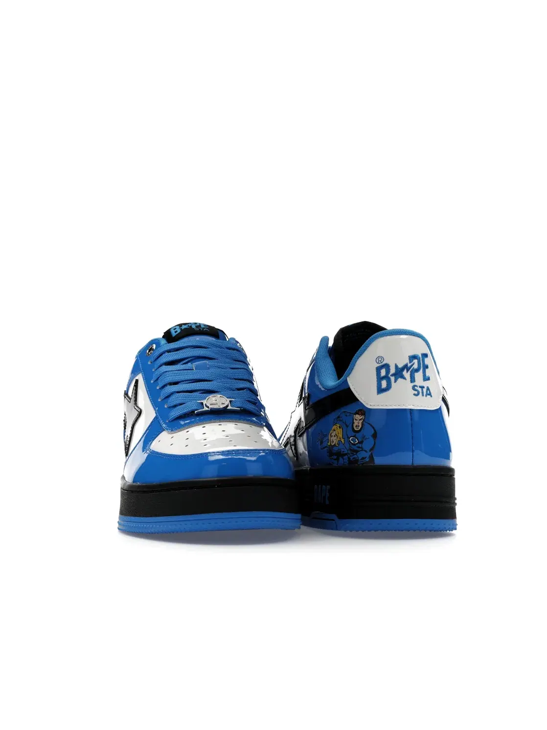 Мужские кроссовки Lifestyle с коллаборацией BAPE Sta A Bathing Ape BAPE Sta — изображение 2 из 4, синий/белый/черный