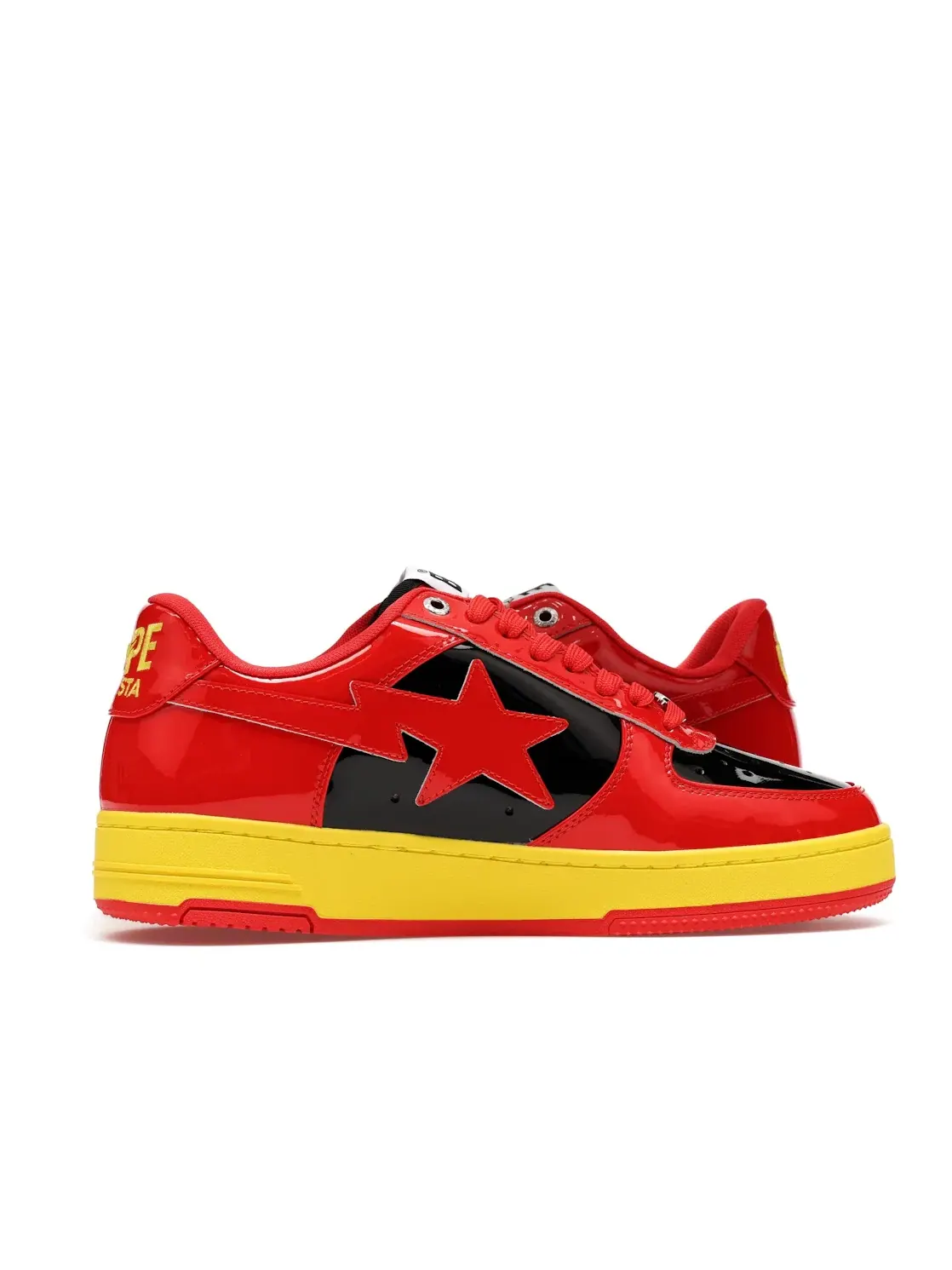 Мужские кроссовки Lifestyle A Bathing Ape BAPE Sta BAPE — изображение 3 из 4, красный/черный/желтый