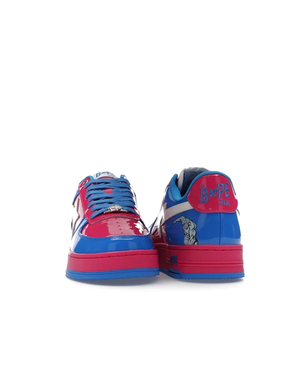 Мужские кроссовки Lifestyle BAPE Sta BAPE — изображение 2 из 4, розовый/синий/белый