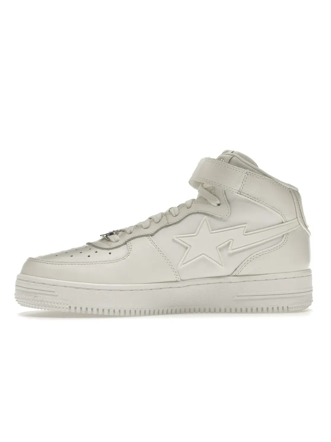 Мужские кроссовки Lifestyle BAPE A Bathing Ape BAPE Sta Mid — изображение 3 из 4, белый/черный