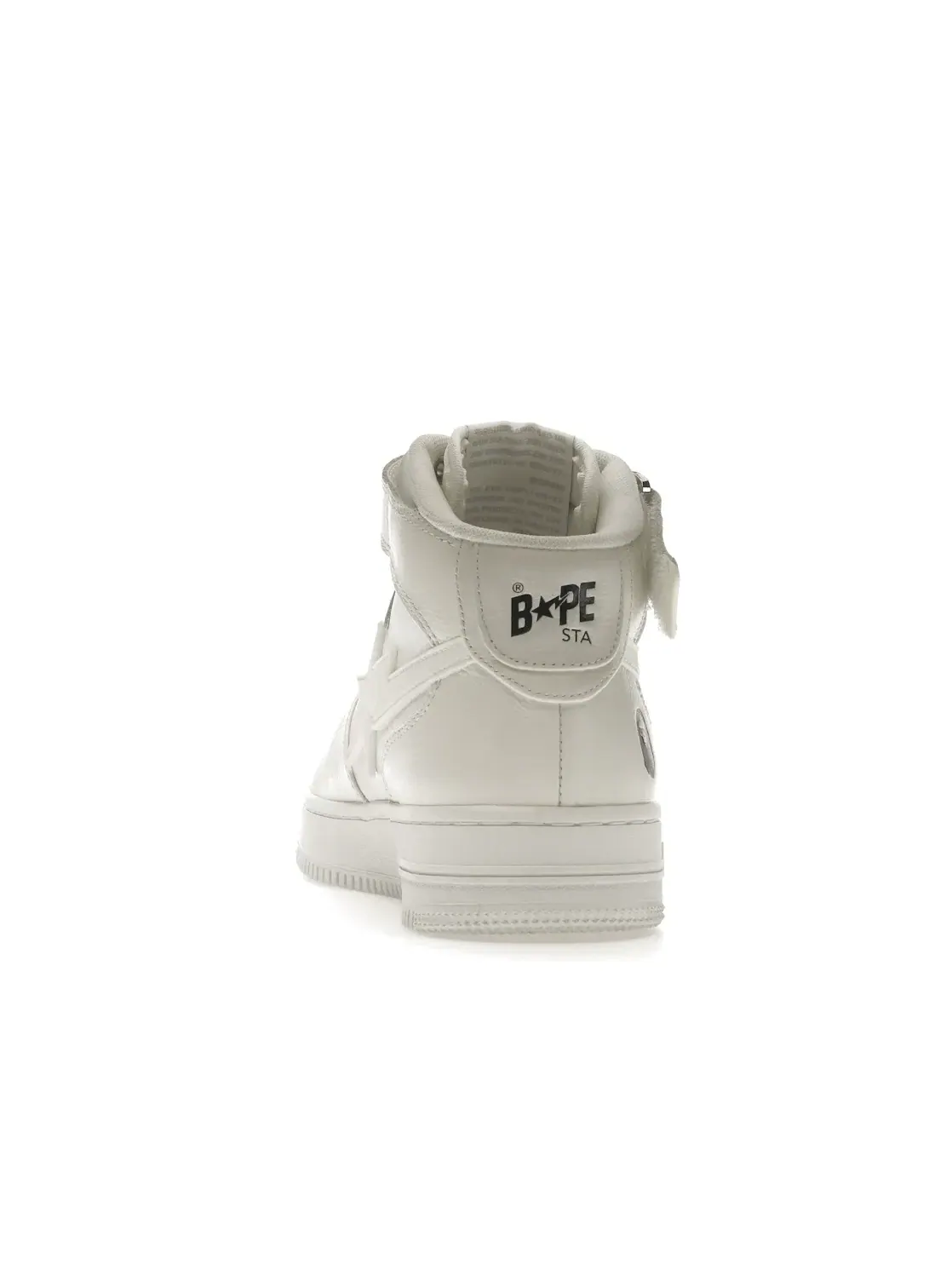 Мужские кроссовки Lifestyle BAPE A Bathing Ape BAPE Sta Mid — изображение 4 из 4, белый/черный