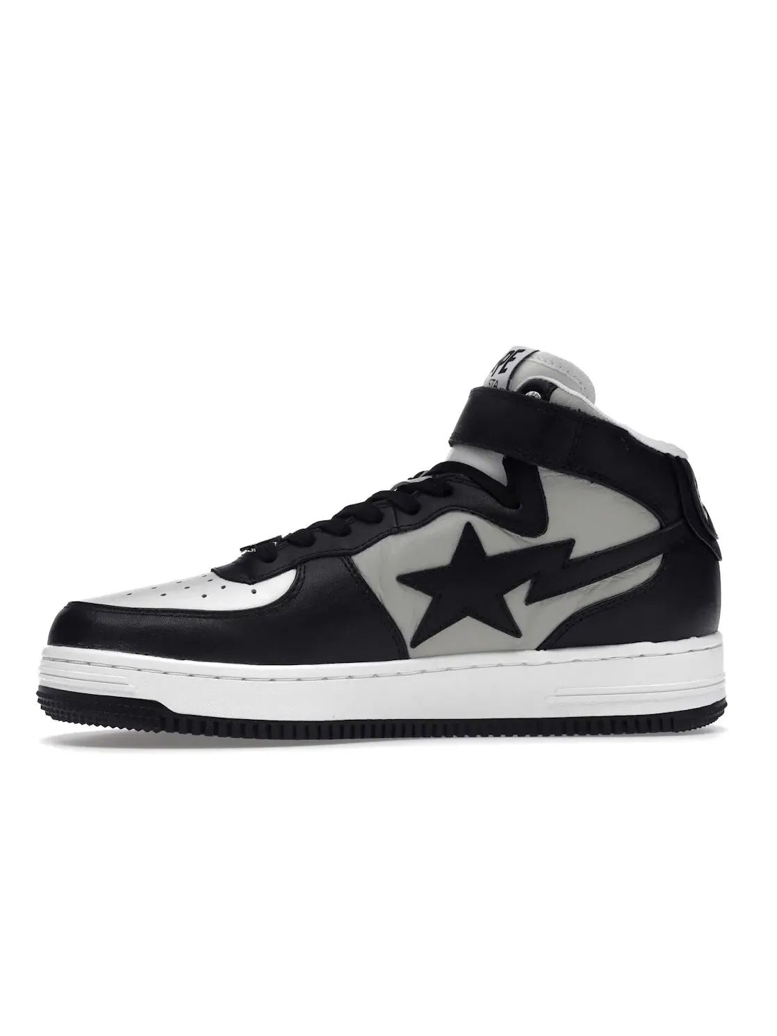 Мужские кроссовки Lifestyle A Bathing Ape BAPE Sta Mid BAPE — изображение 3 из 4, черный/серый/белый