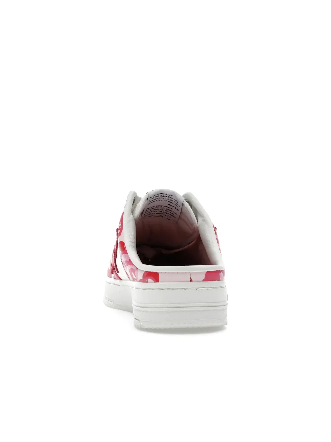 Мужские кроссовки Lifestyle с принтом A Bathing Ape BAPE Sta Mule BAPE — изображение 4 из 4, розовый белый