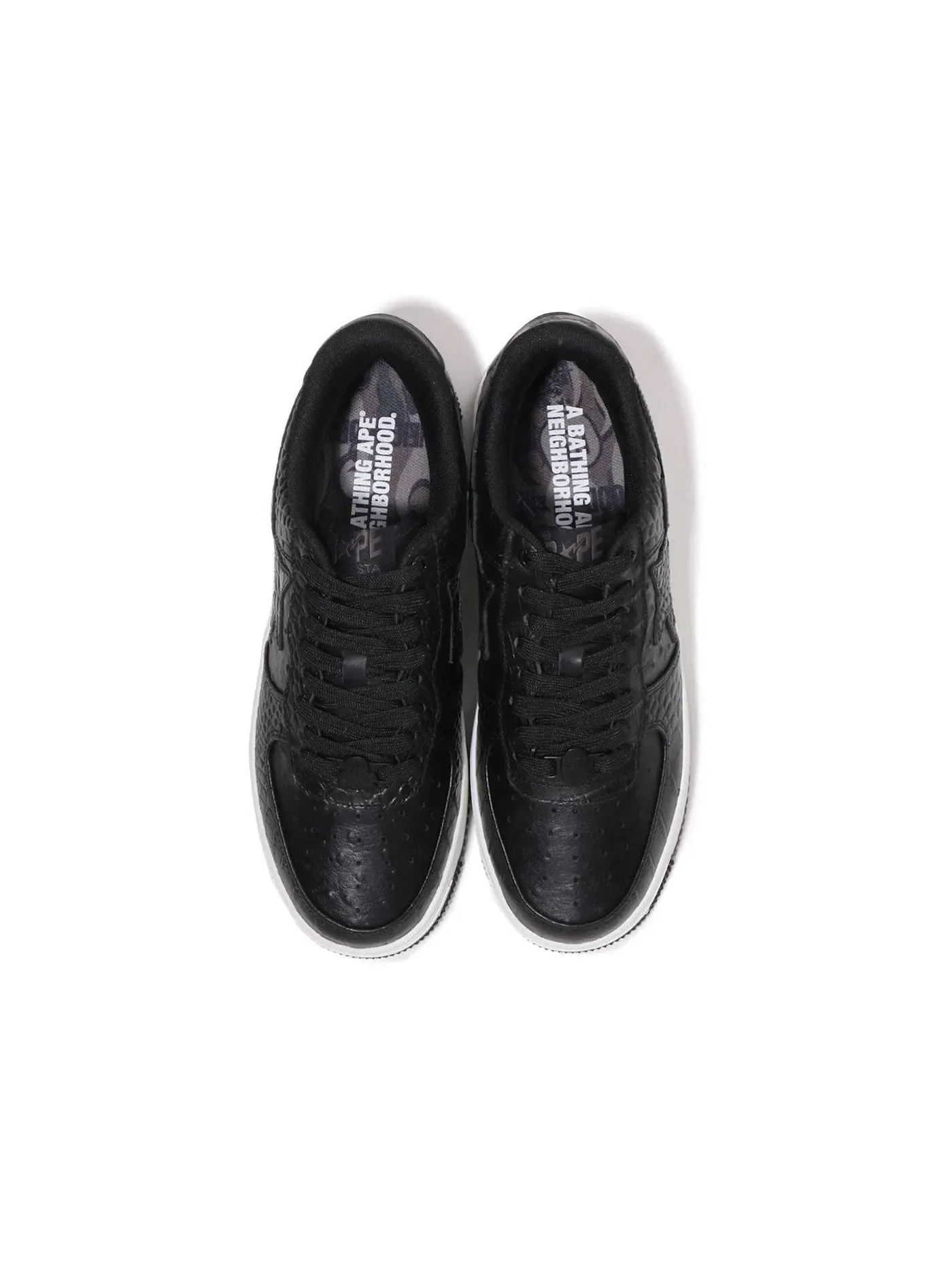 Мужские кроссовки Lifestyle BAPE A Bathing Ape BAPE Sta — изображение 2 из 3, черный/белый