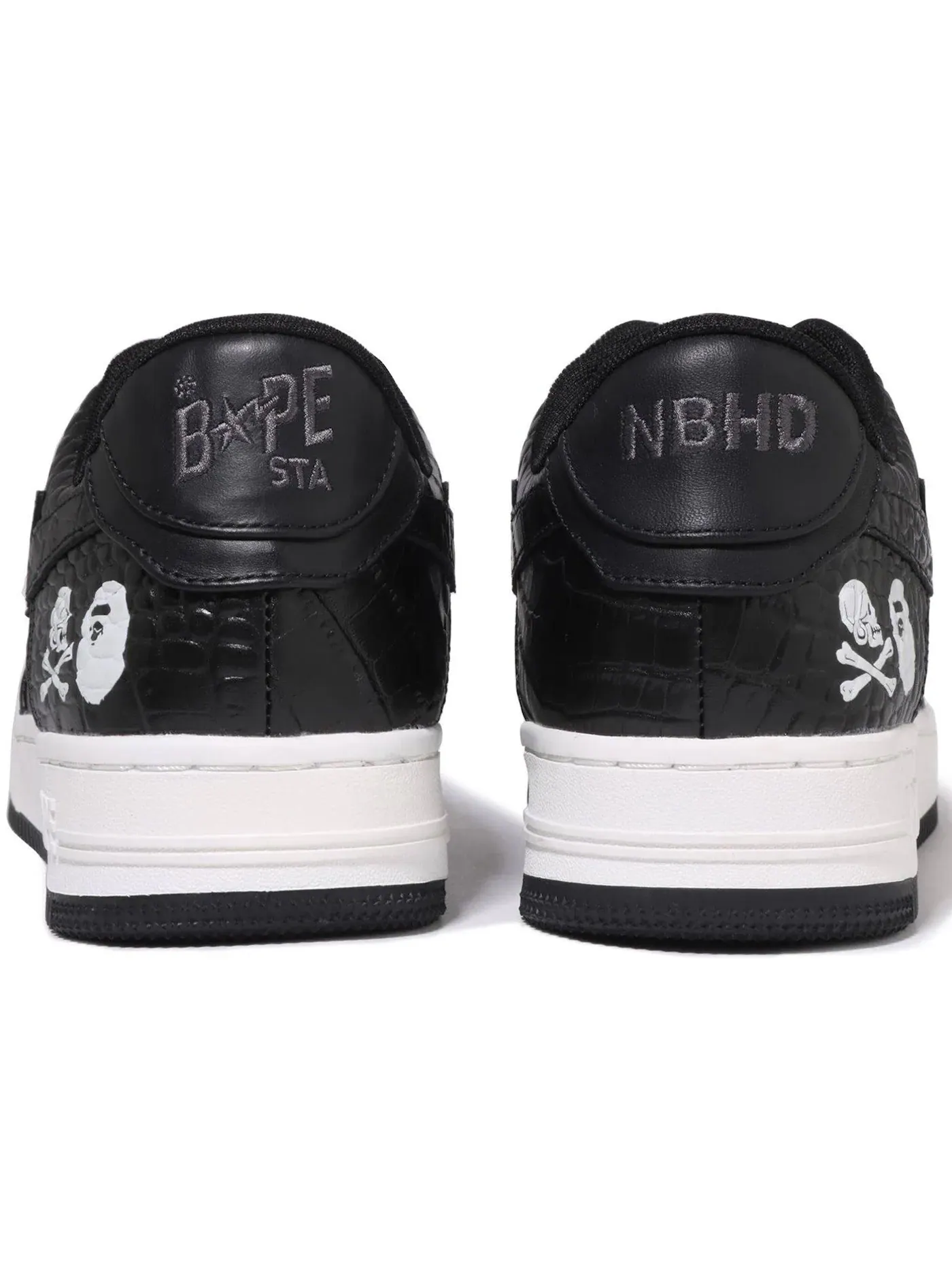 Мужские кроссовки Lifestyle BAPE A Bathing Ape BAPE Sta — изображение 3 из 3, черный/белый