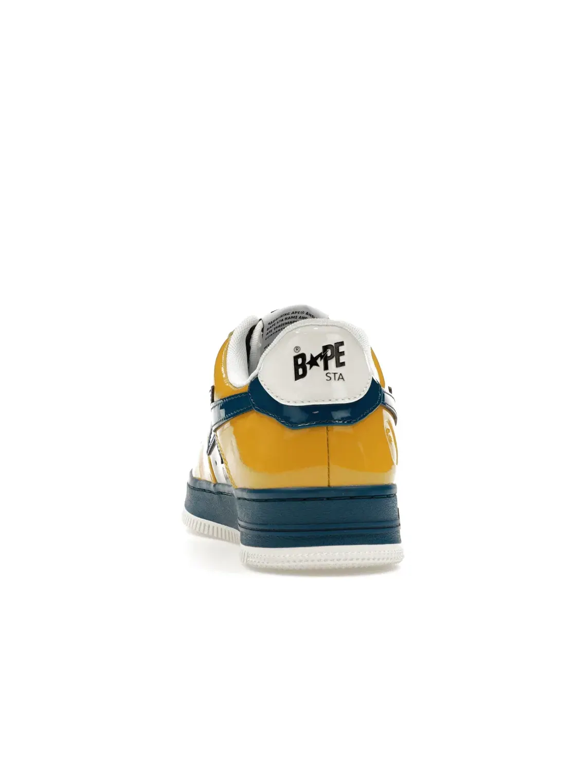 Мужские кроссовки ретро-стиля A Bathing Ape BAPE Sta — изображение 4 из 4, синий/желтый/белый