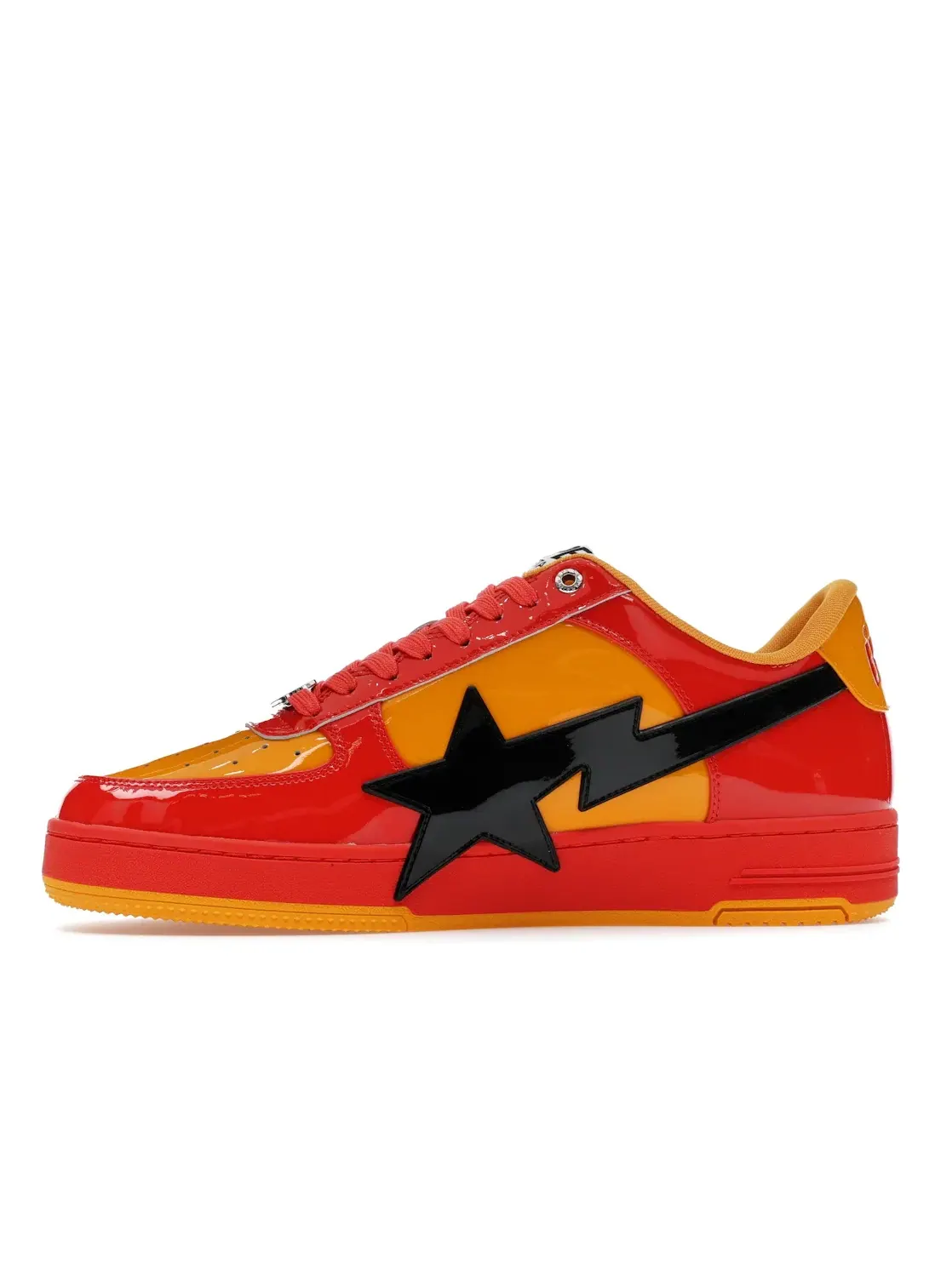Мужские кроссовки lifestyle с ярким дизайном A Bathing Ape BAPE Sta OS BAPE — изображение 3 из 4, красный оранжевый