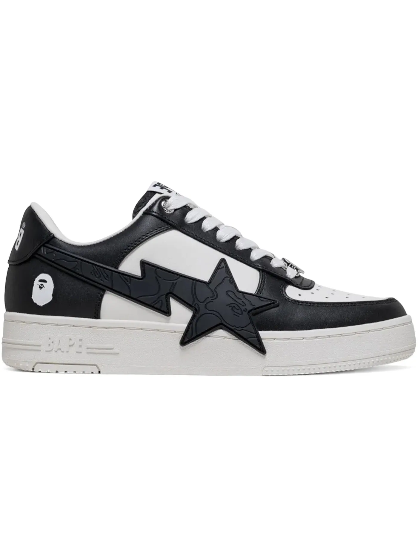 Мужские кроссовки Lifestyle A Bathing Ape BAPE Sta OS BAPE — изображение 1 из 1, черный/белый