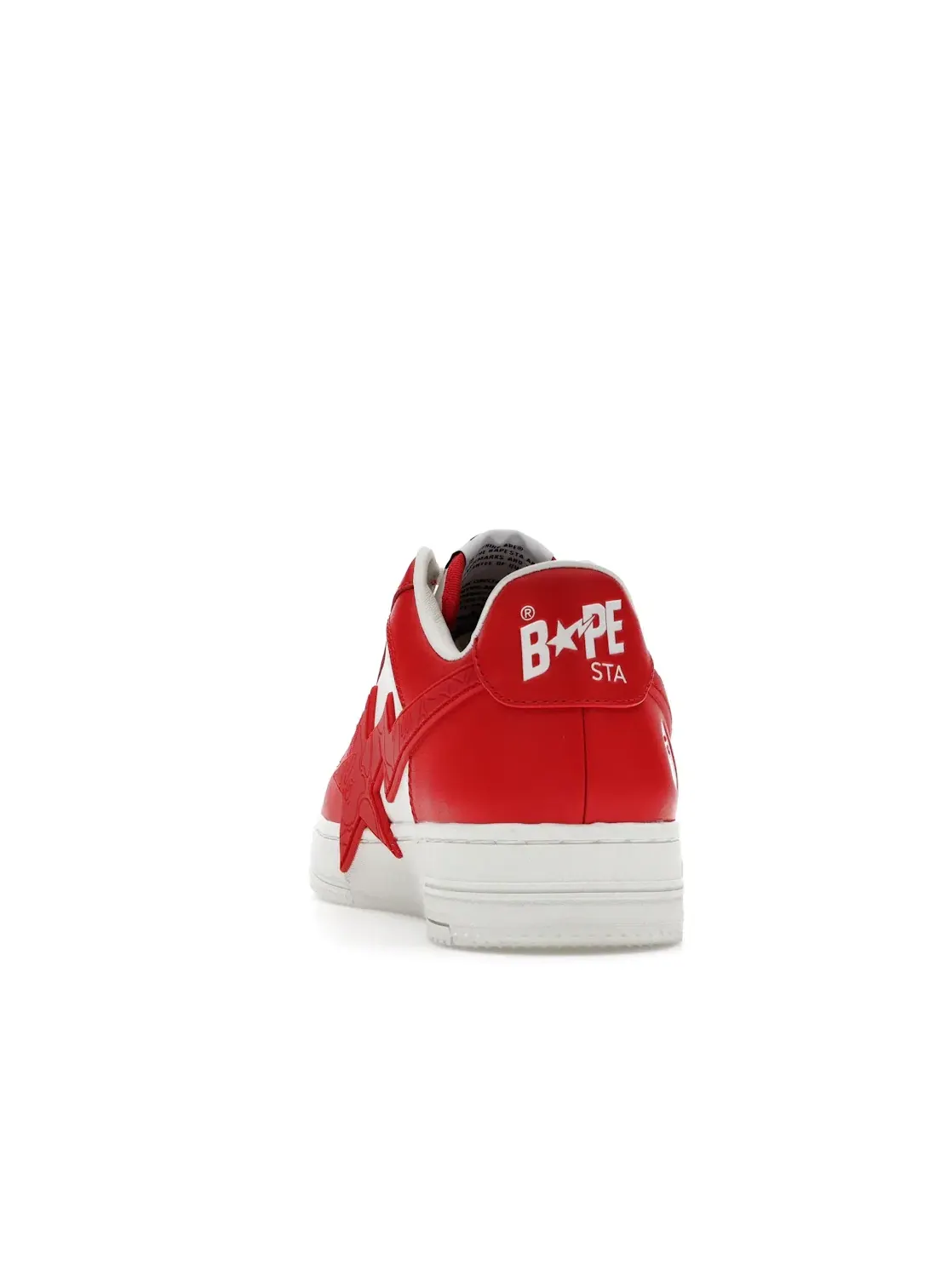 Мужские кроссовки Lifestyle A Bathing Ape BAPE Sta OS BAPE — изображение 4 из 4, красный/белый