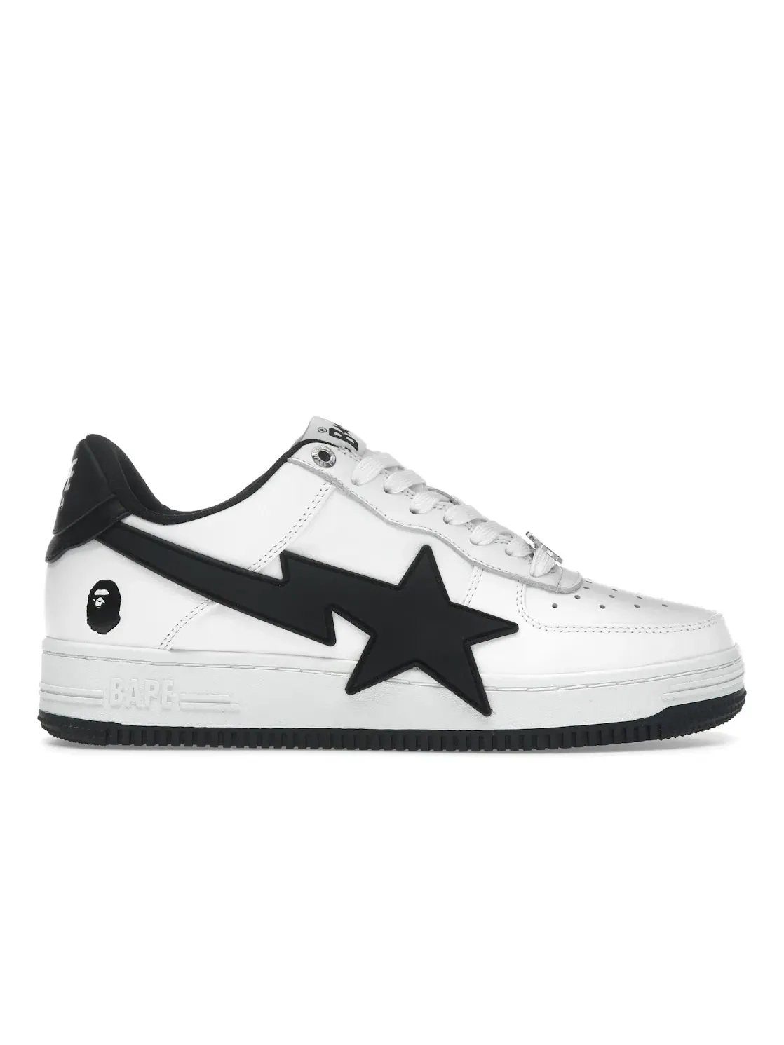 Мужские кроссовки Lifestyle A Bathing Ape BAPE Sta OS BAPE — изображение 1 из 4, белый черный