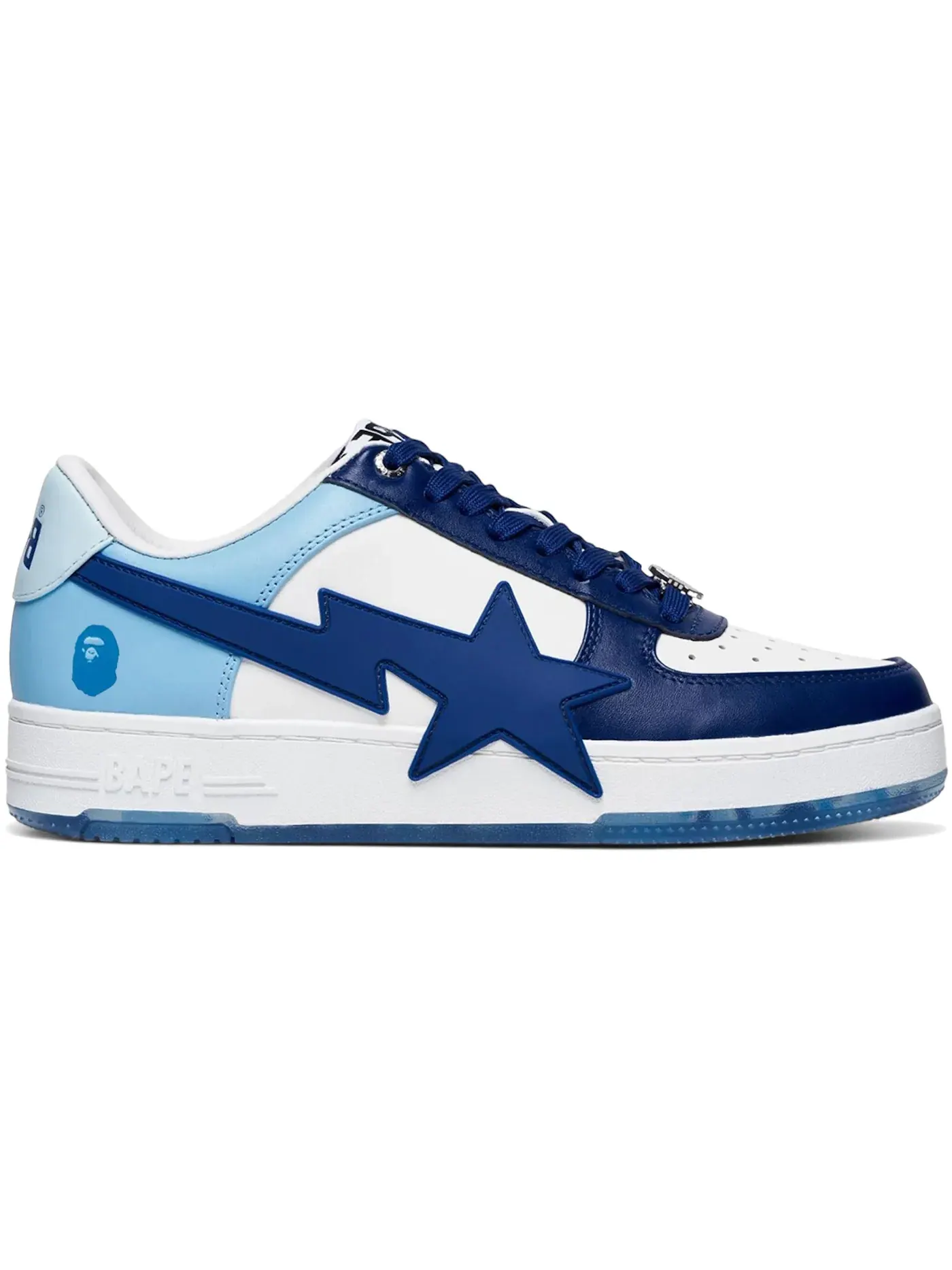 Мужские кроссовки с однотонным дизайном BAPE A Bathing Ape BAPE Sta OS — изображение 1 из 1, синий