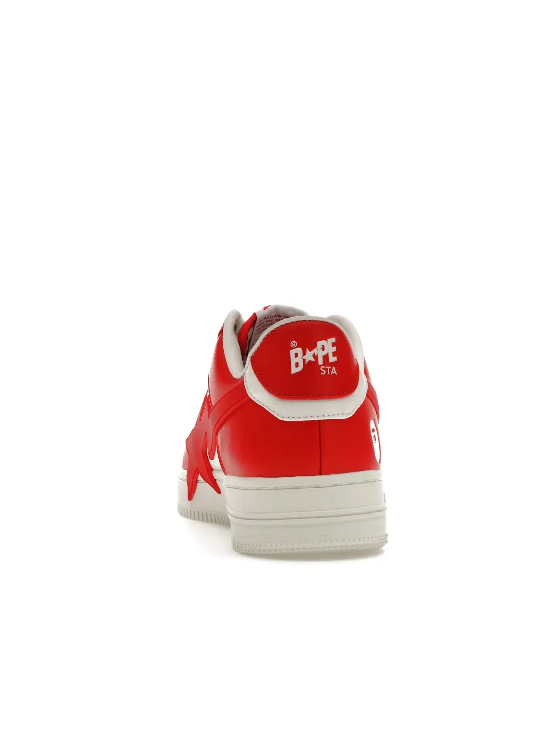 Мужские кроссовки Lifestyle BAPE A Bathing Ape BAPE Sta OS — изображение 4 из 4, красный/белый
