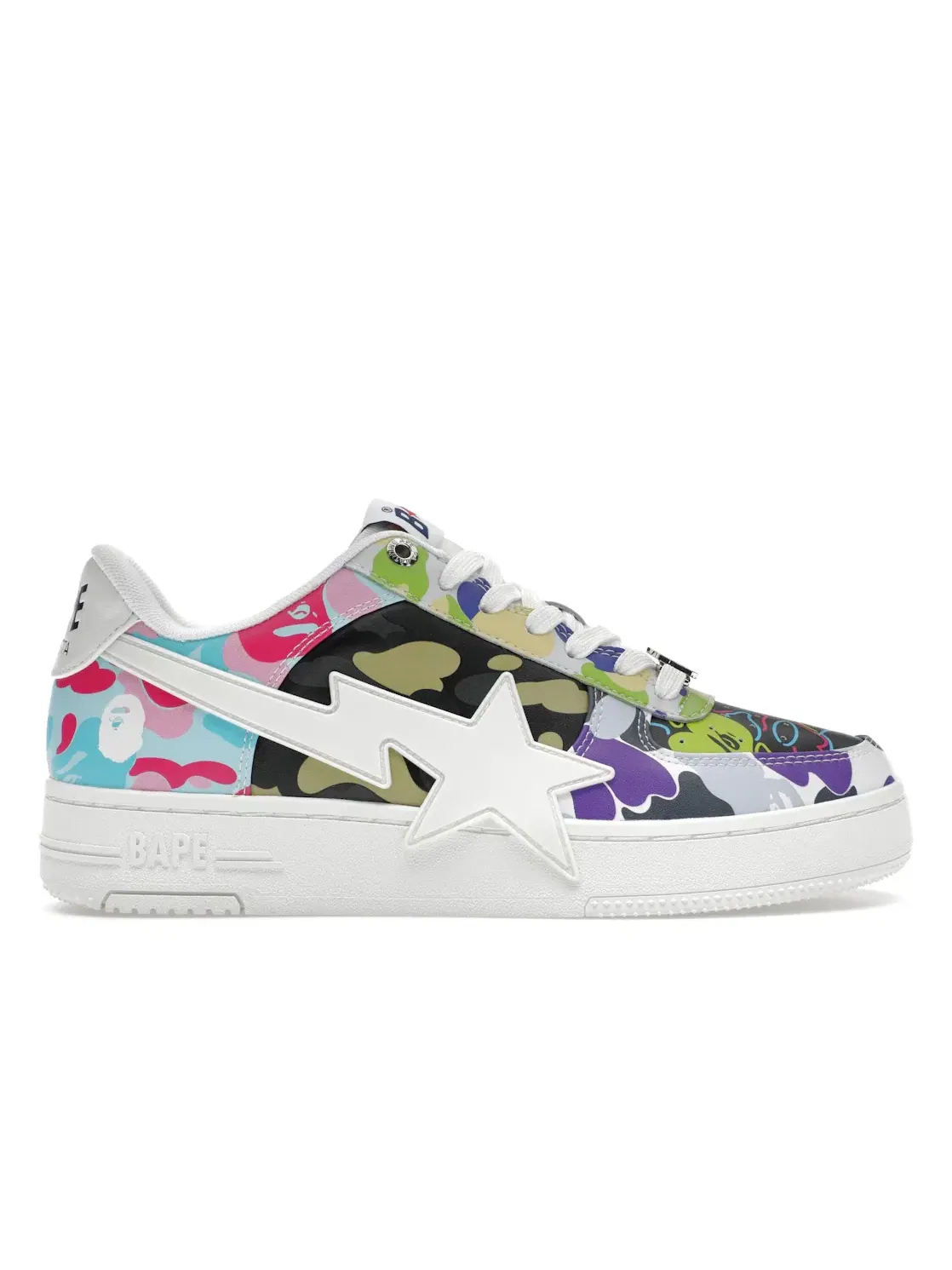 Мужские кроссовки Lifestyle A Bathing Ape BAPE Sta OS BAPE — изображение 1 из 4, белый мульти