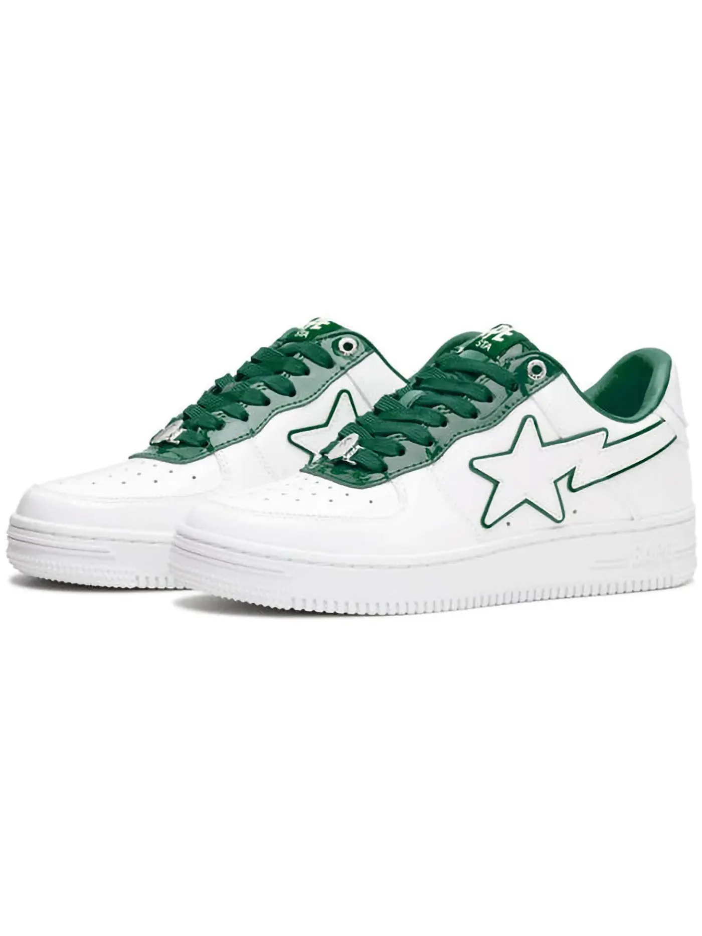 Мужские кроссовки Lifestyle A Bathing Ape BAPE Sta BAPE — изображение 2 из 3, белый/зеленый