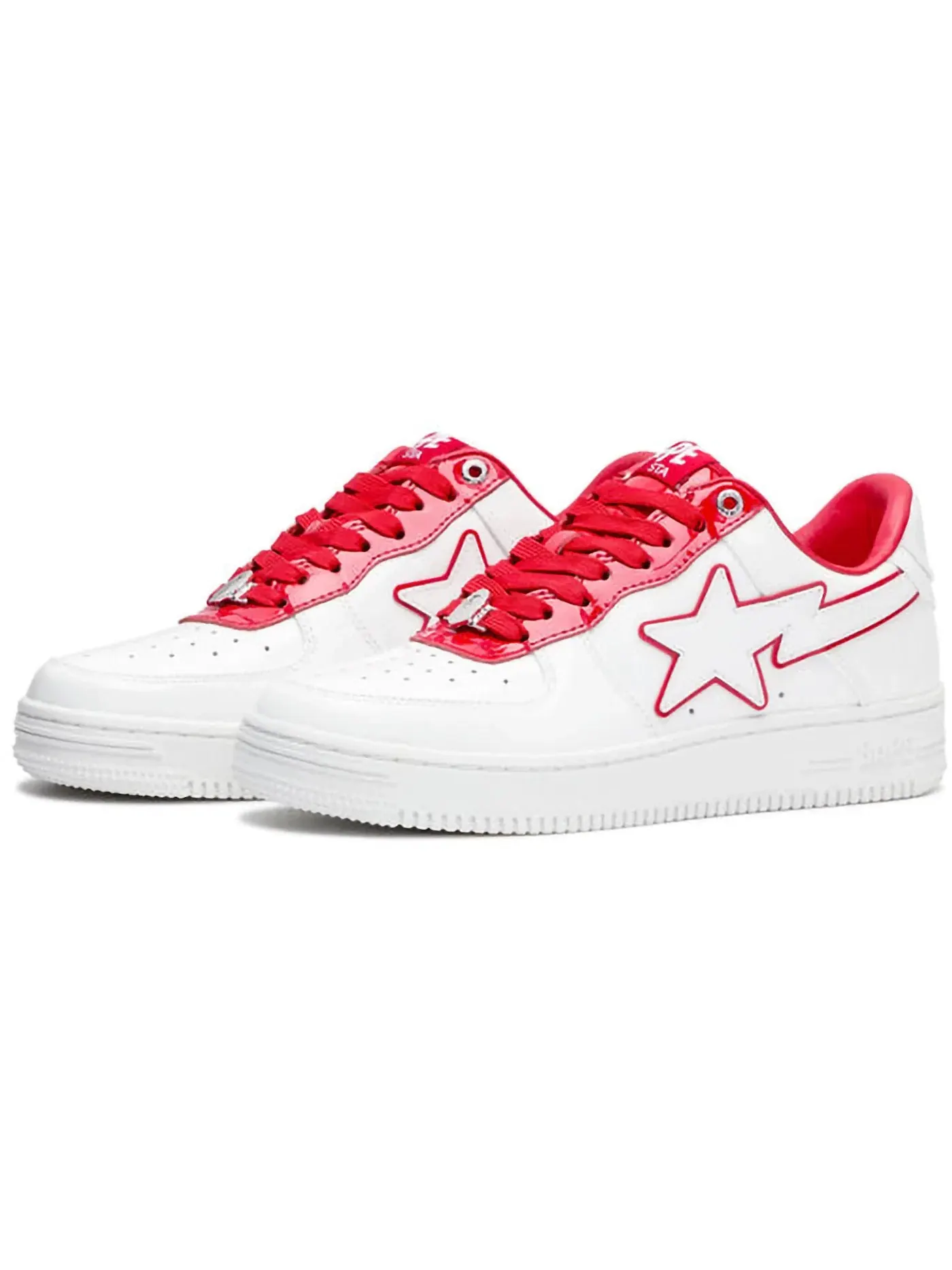 Мужские кроссовки Lifestyle A Bathing Ape BAPE Sta BAPE — изображение 2 из 3, белый/красный