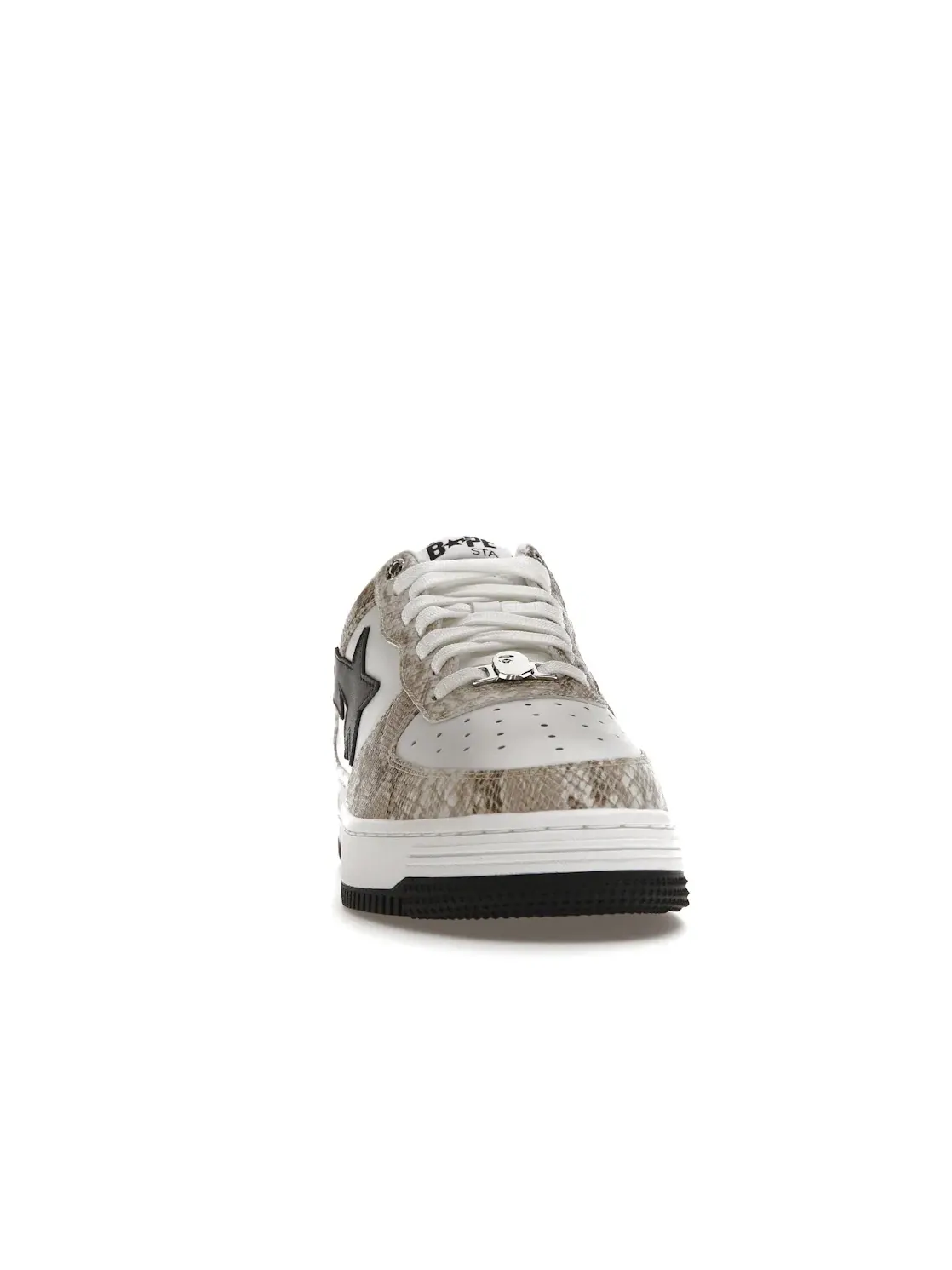 Мужские кроссовки с змеиным принтом BAPE A Bathing Ape BAPE Sta — изображение 2 из 4, бежевый/белый/черный