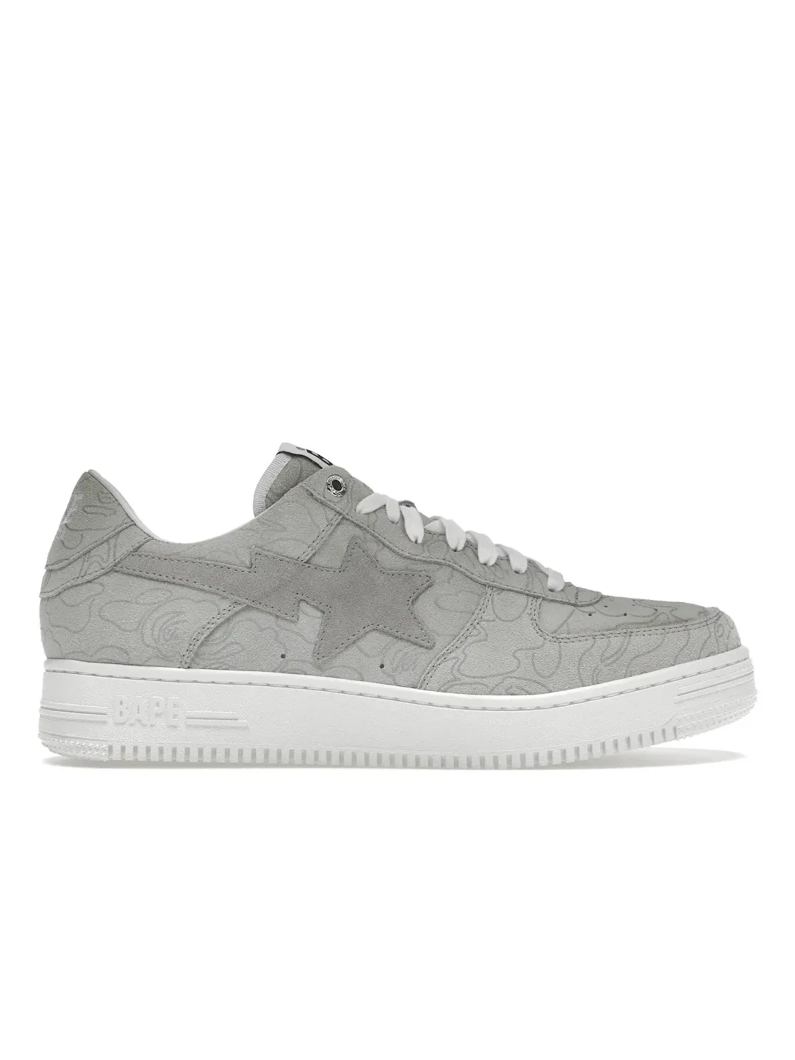 Мужские кроссовки Lifestyle A Bathing Ape BAPE Sta BAPE — изображение 1 из 4, серый/темный серый/белый