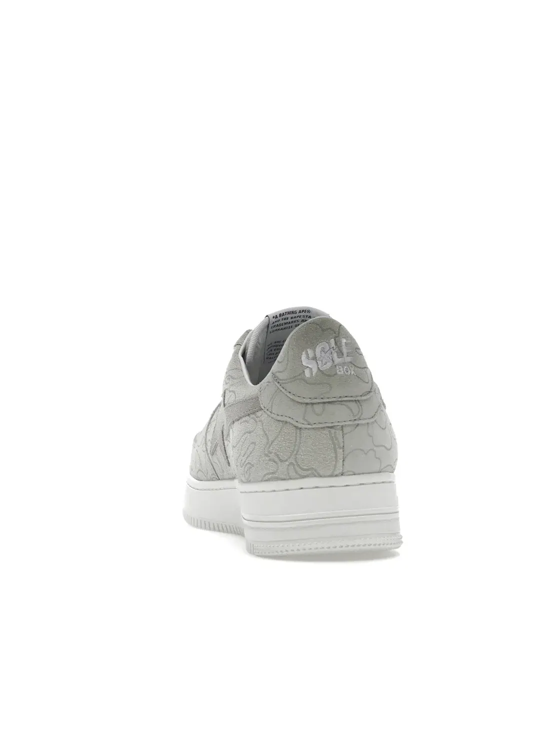 Мужские кроссовки Lifestyle A Bathing Ape BAPE Sta BAPE — изображение 4 из 4, серый/темный серый/белый