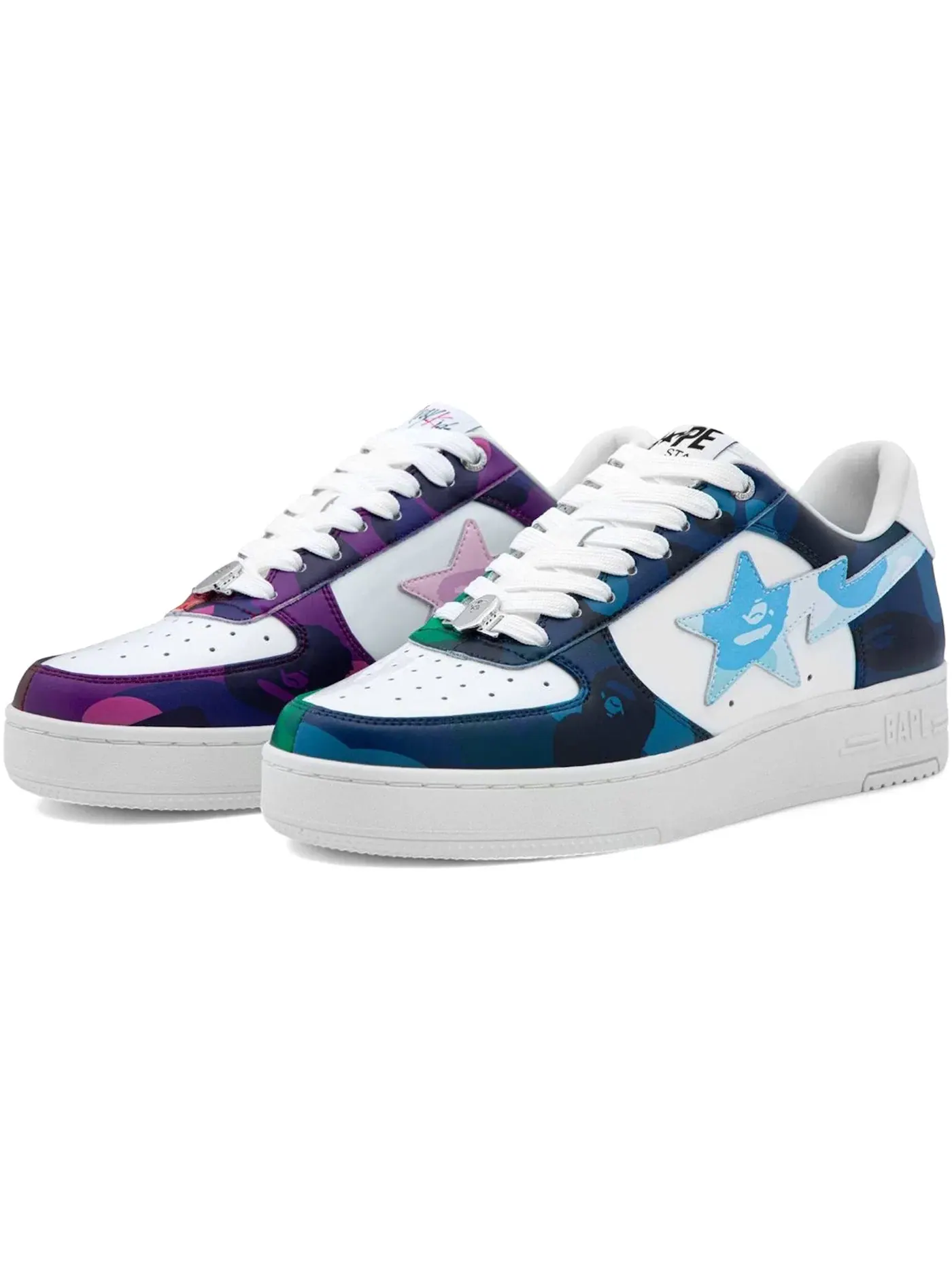 Мужские кроссовки Lifestyle A Bathing Ape BAPE Sta BAPE — изображение 1 из 2, белый мульти