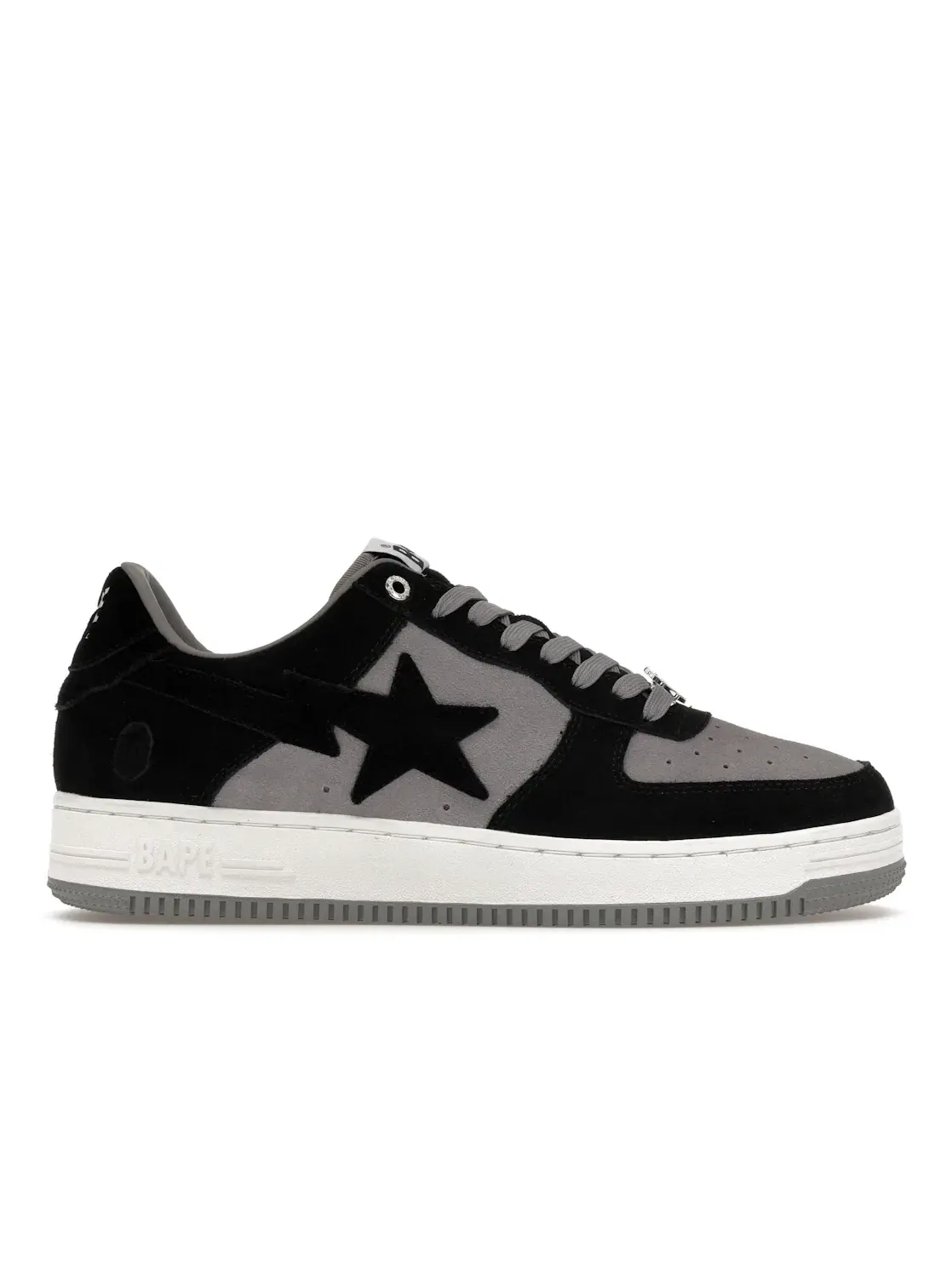 Мужские кроссовки замшевые BAPE A Bathing Ape BAPE Sta — изображение 1 из 4, черный/серый/белый