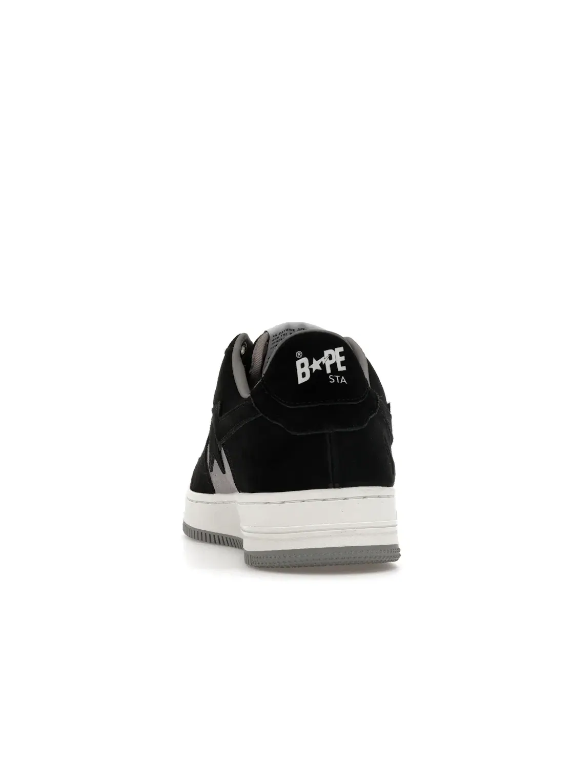 Мужские кроссовки замшевые BAPE A Bathing Ape BAPE Sta — изображение 4 из 4, черный/серый/белый