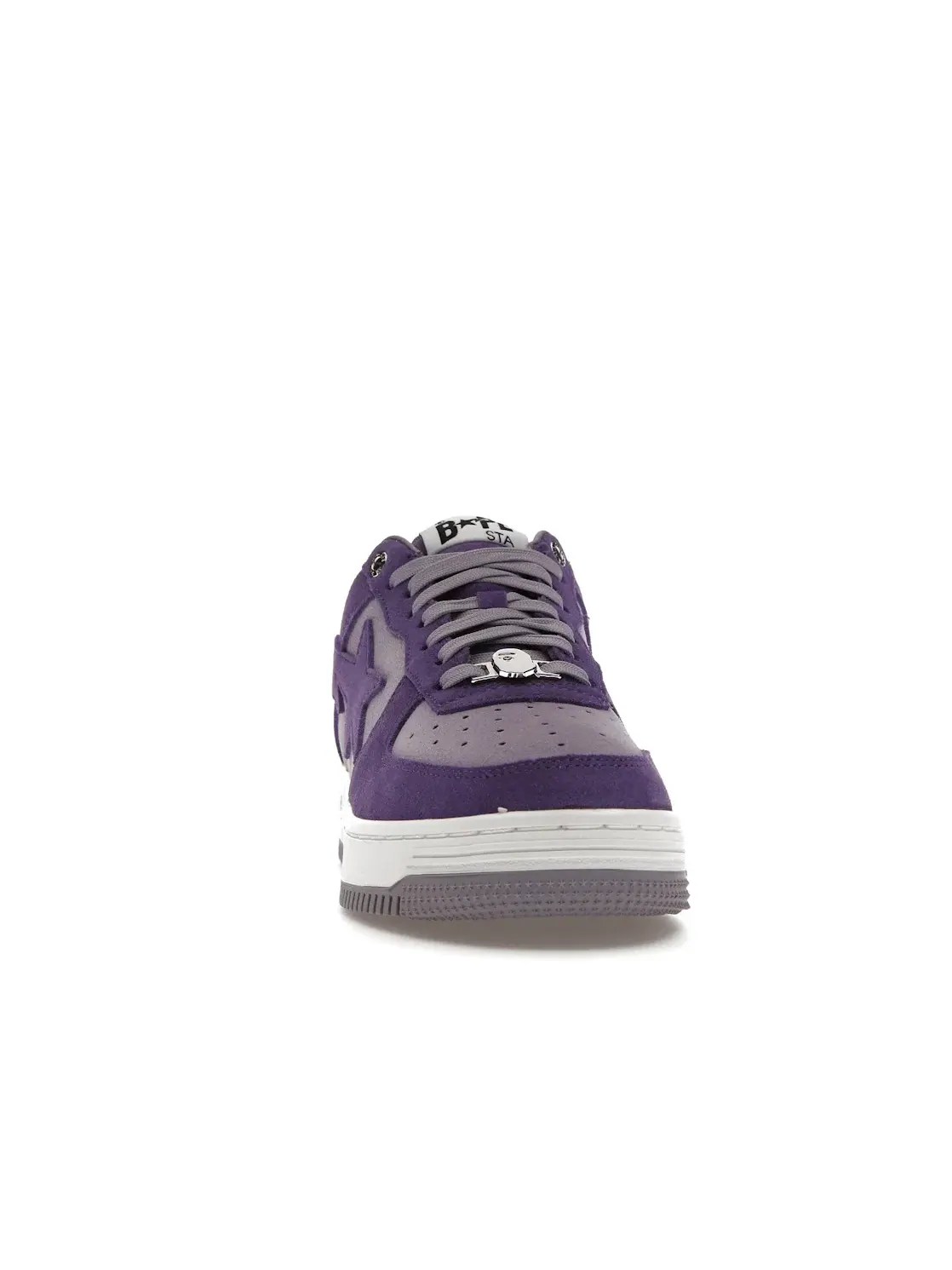 Мужские кроссовки Lifestyle с замшевым верхом A Bathing Ape BAPE Sta — изображение 2 из 4, фиолетовый//белый