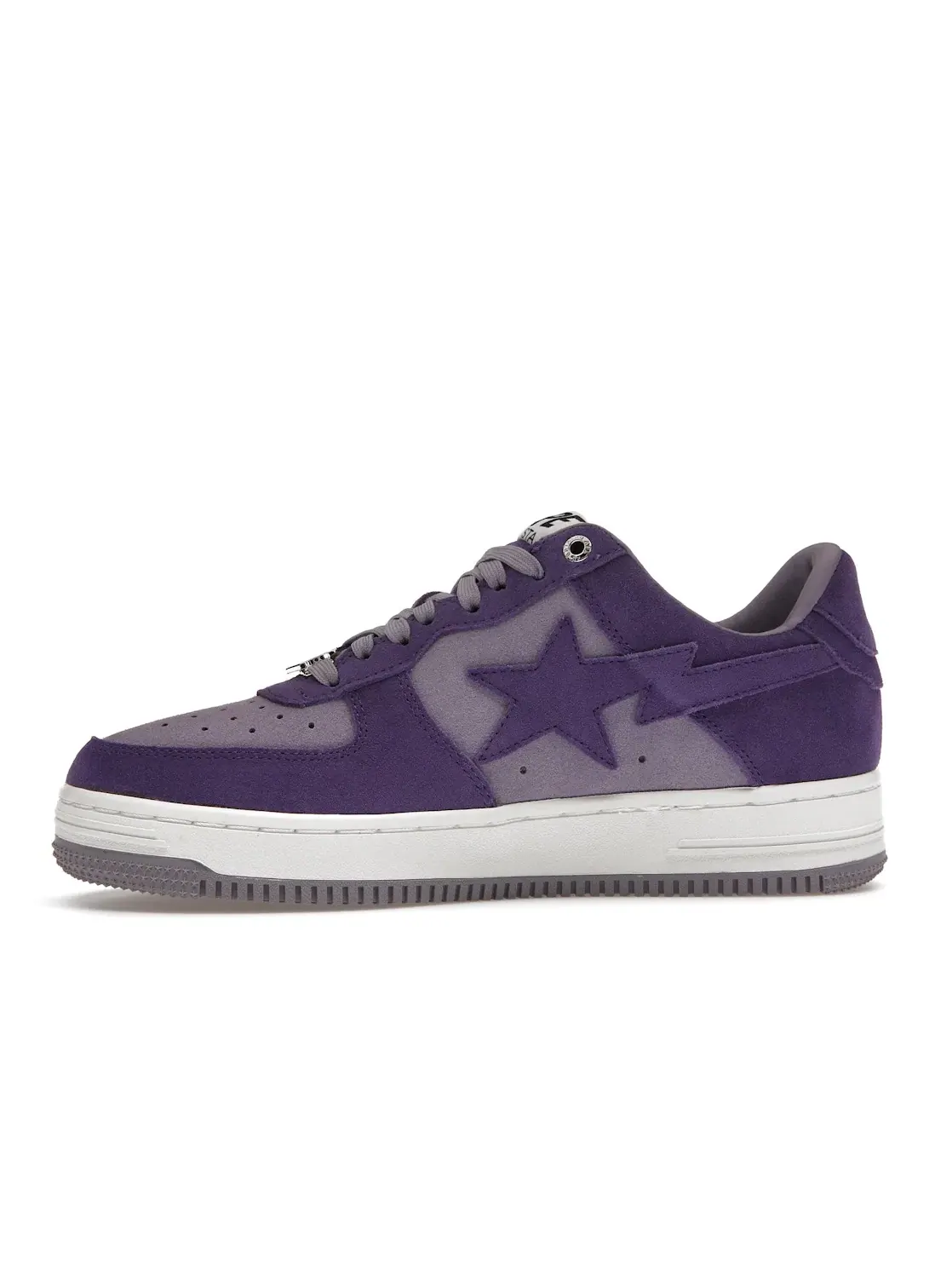 Мужские кроссовки Lifestyle с замшевым верхом A Bathing Ape BAPE Sta — изображение 3 из 4, фиолетовый//белый