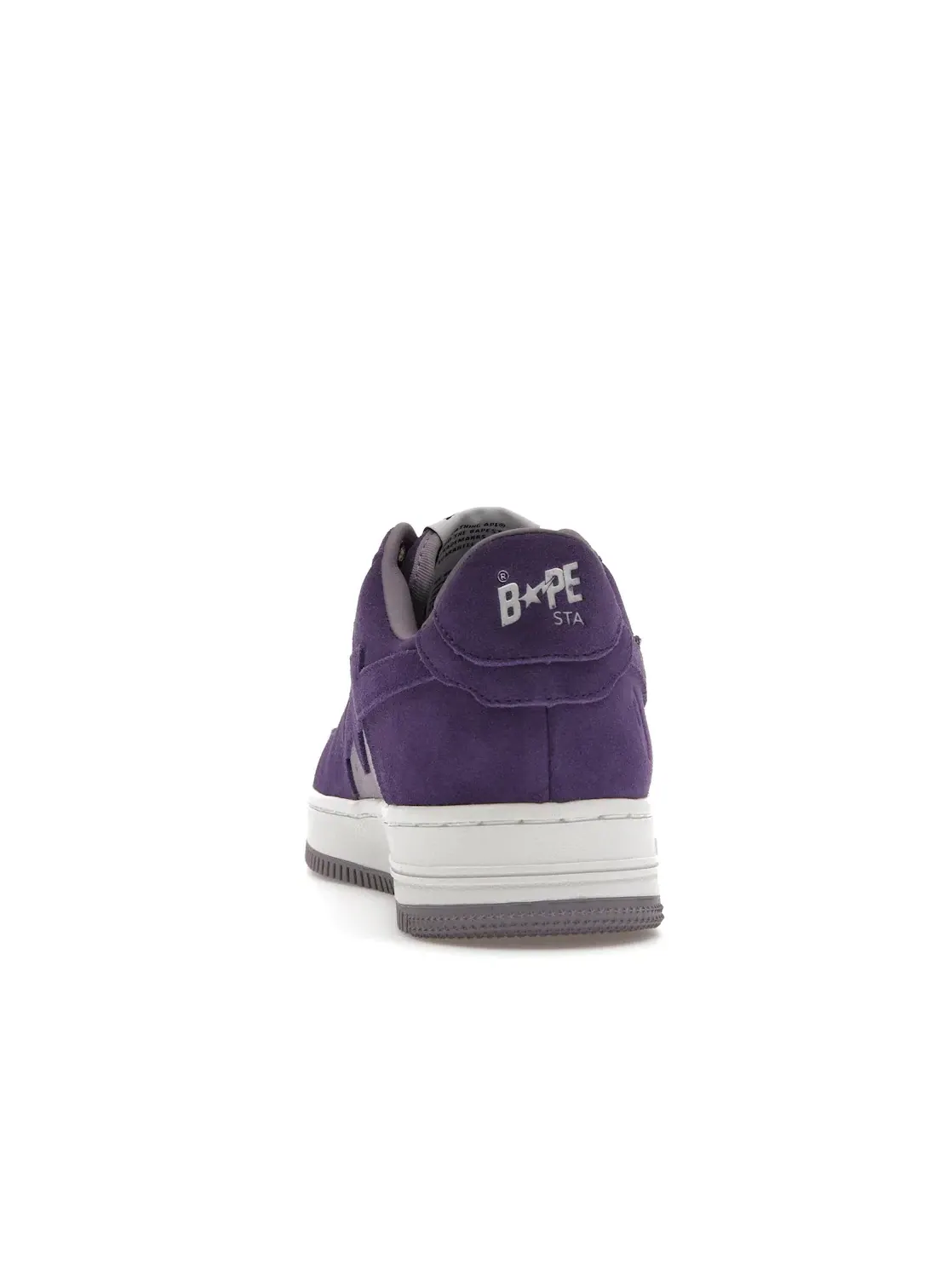 Мужские кроссовки Lifestyle с замшевым верхом A Bathing Ape BAPE Sta — изображение 4 из 4, фиолетовый//белый