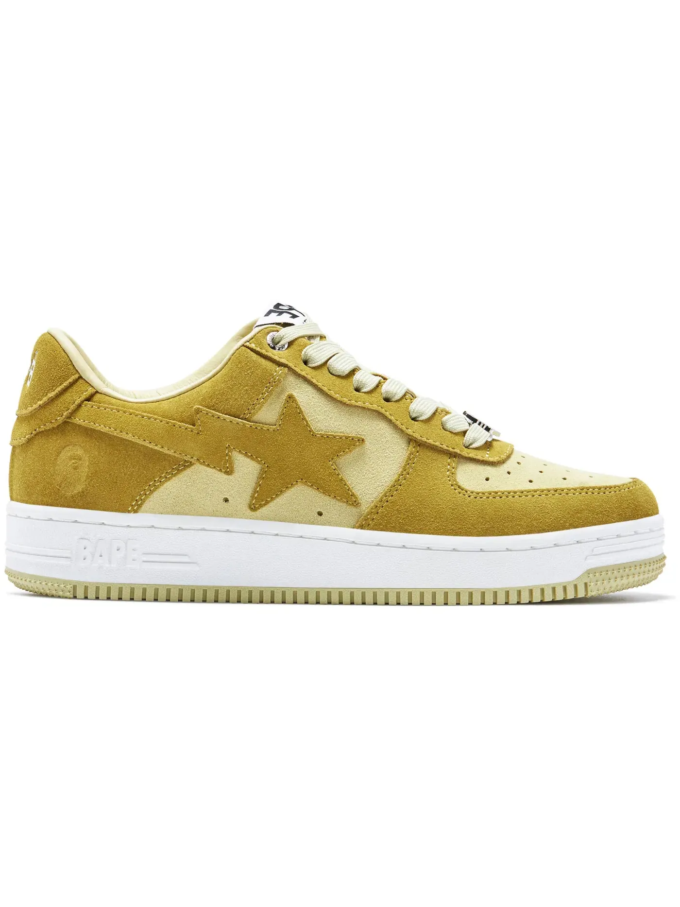 Мужские кроссовки Lifestyle A Bathing Ape BAPE Sta BAPE — изображение 1 из 1, желтый/золотистый/белый