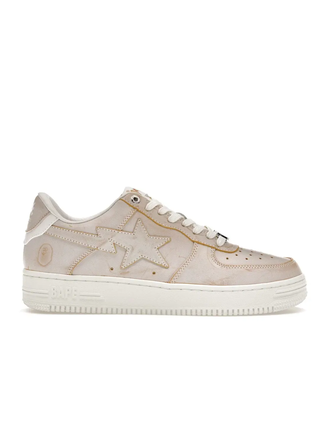 Мужские кроссовки Lifestyle A Bathing Ape BAPE Sta — изображение 1 из 4, бежевый