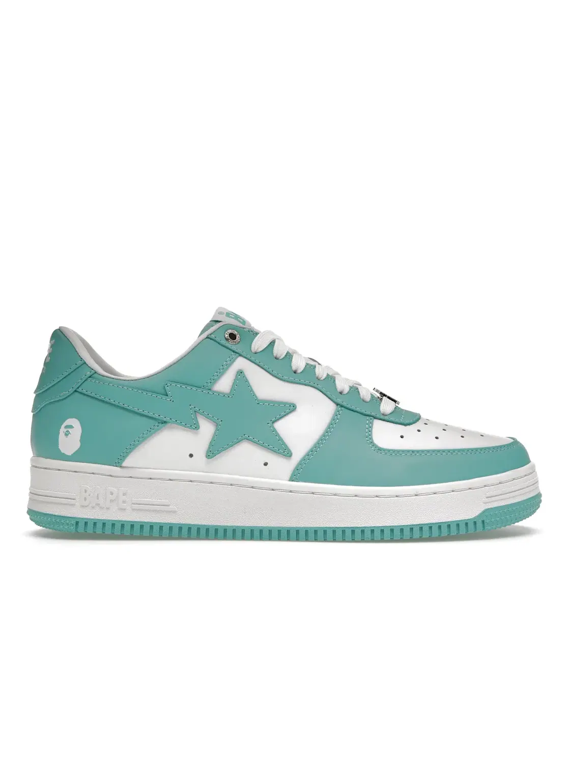 Мужские кроссовки Lifestyle BAPE A Bathing Ape BAPE Sta — изображение 1 из 4, белый/зеленый/белый