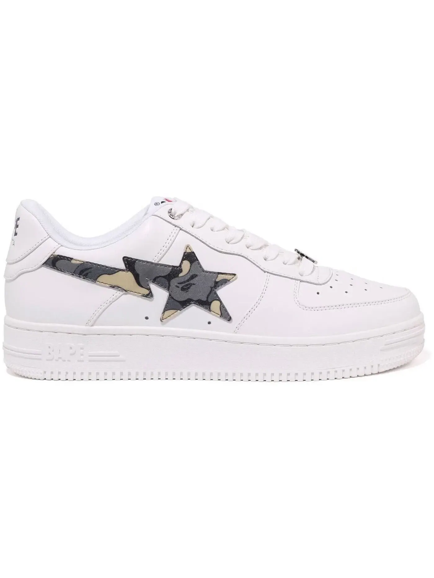 Кроссовки lifestyle с принтом A Bathing Ape BAPE Sta BAPE — изображение 1 из 4, белый/мульти