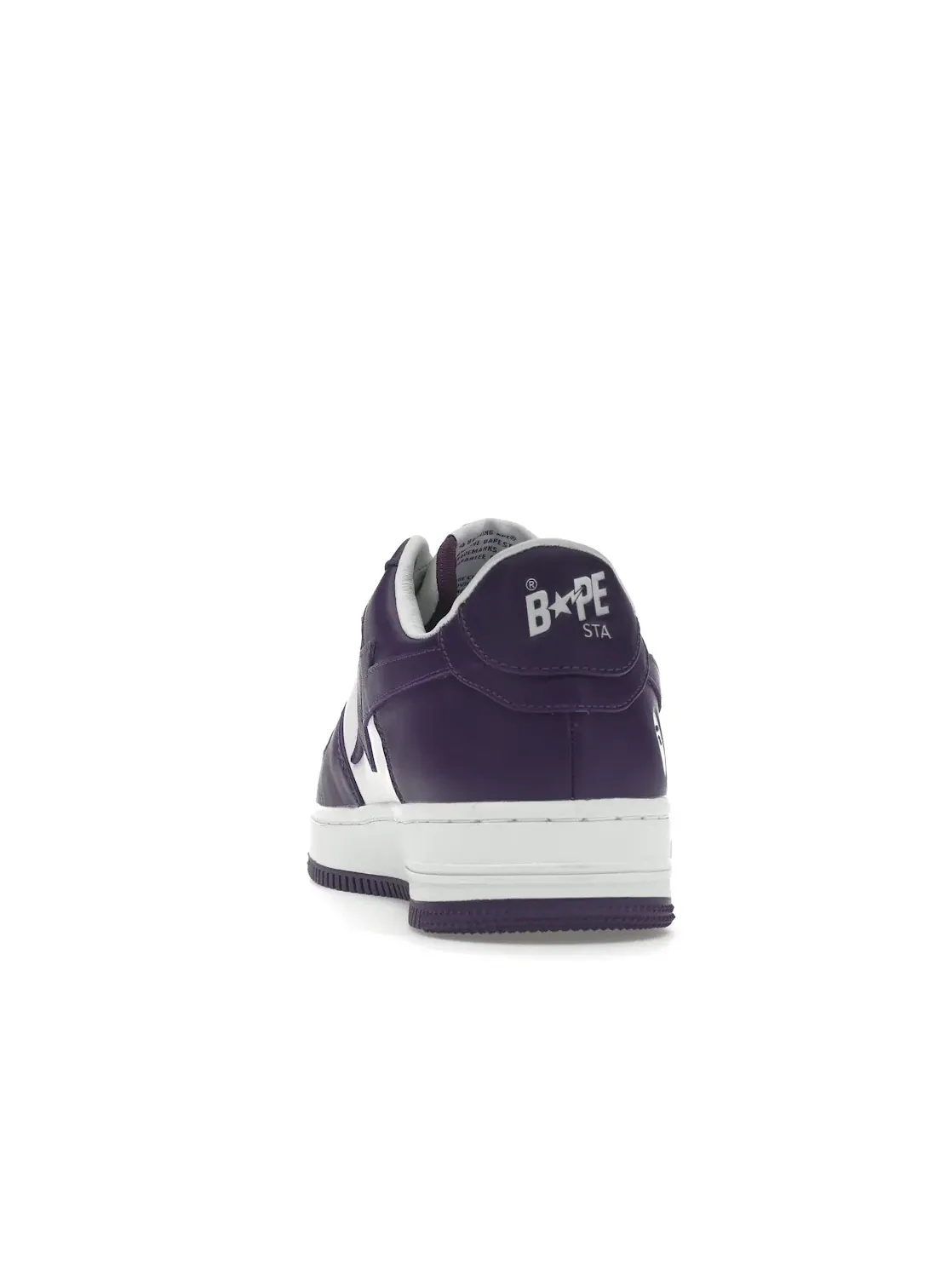Мужские кроссовки Lifestyle BAPE A Bathing Ape BAPE Sta — изображение 4 из 4, белый/фиолетовый/белый