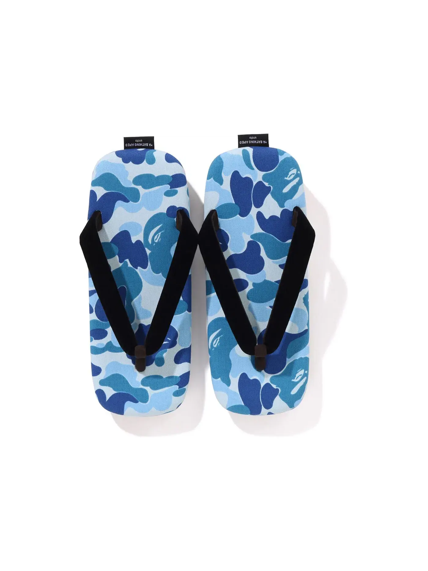 Мужские сандалии с камуфляжным принтом A Bathing Ape BAPE Unda — изображение 2 из 2, синий