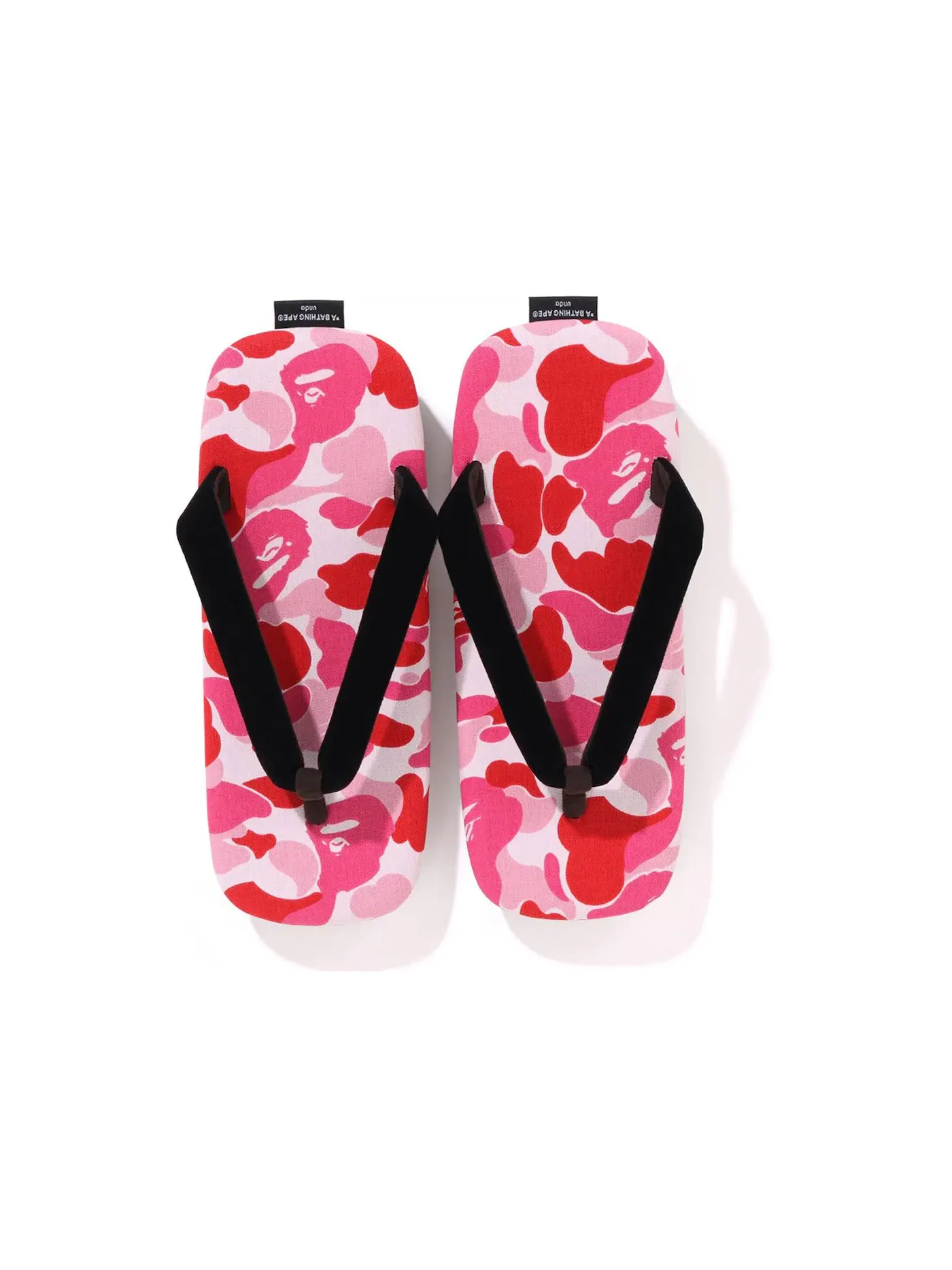 Мужские шлепанцы ABC Camo Pink BAPE — изображение 2 из 2, розовый
