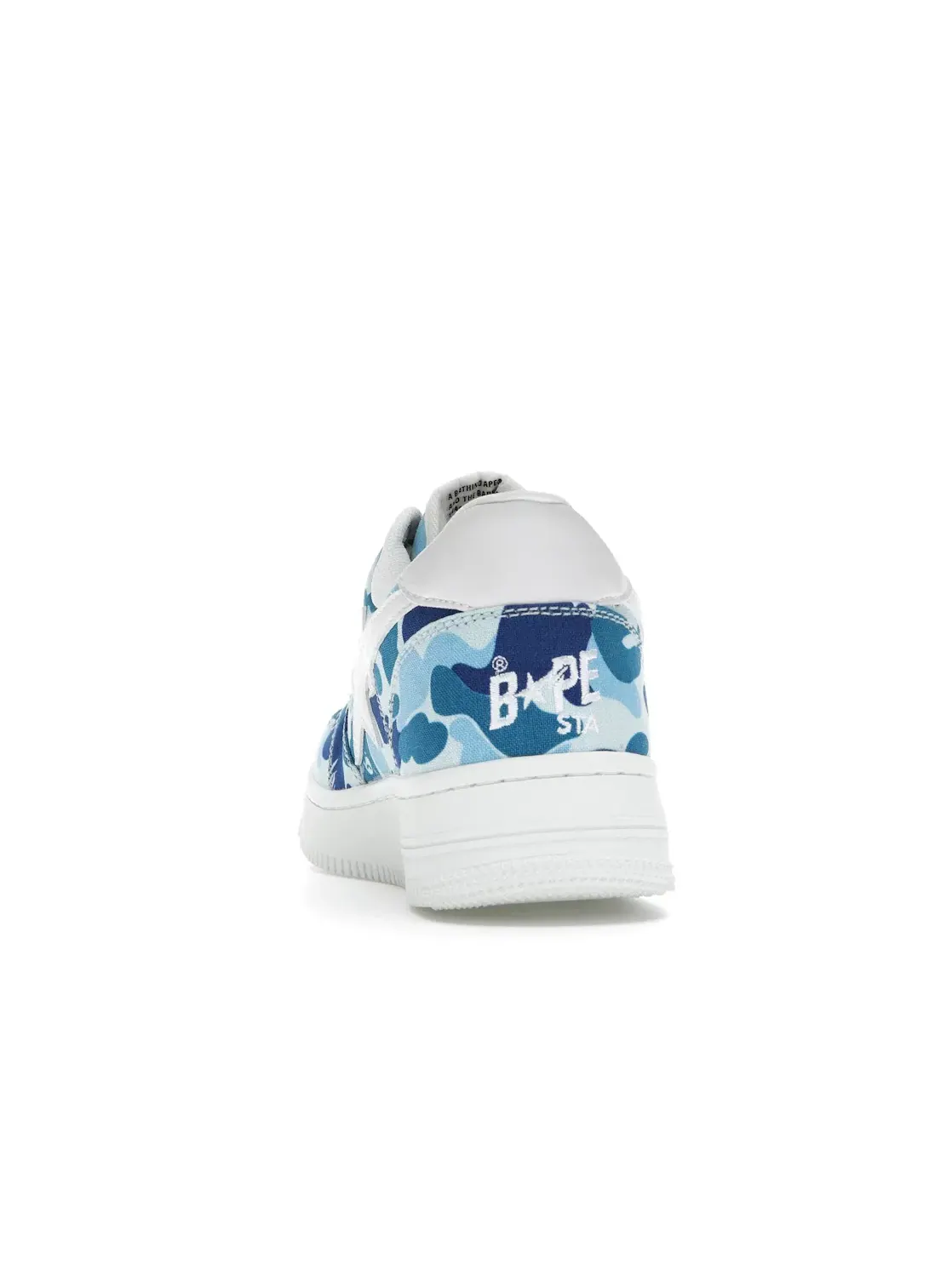 Мужские кроссовки с принтом A Bathing Ape BAPE Sta Low BAPE — изображение 4 из 4, синий/белый